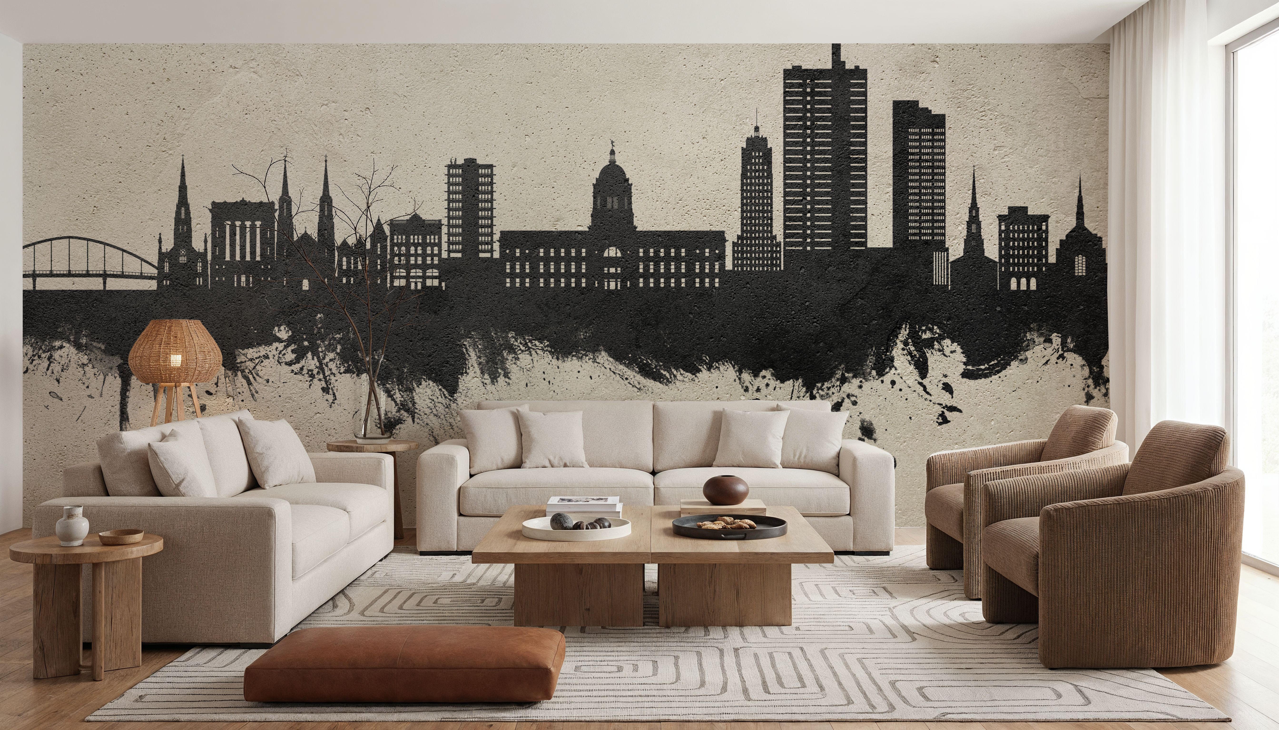 Fort Wayne Indiana Skyline Concrete