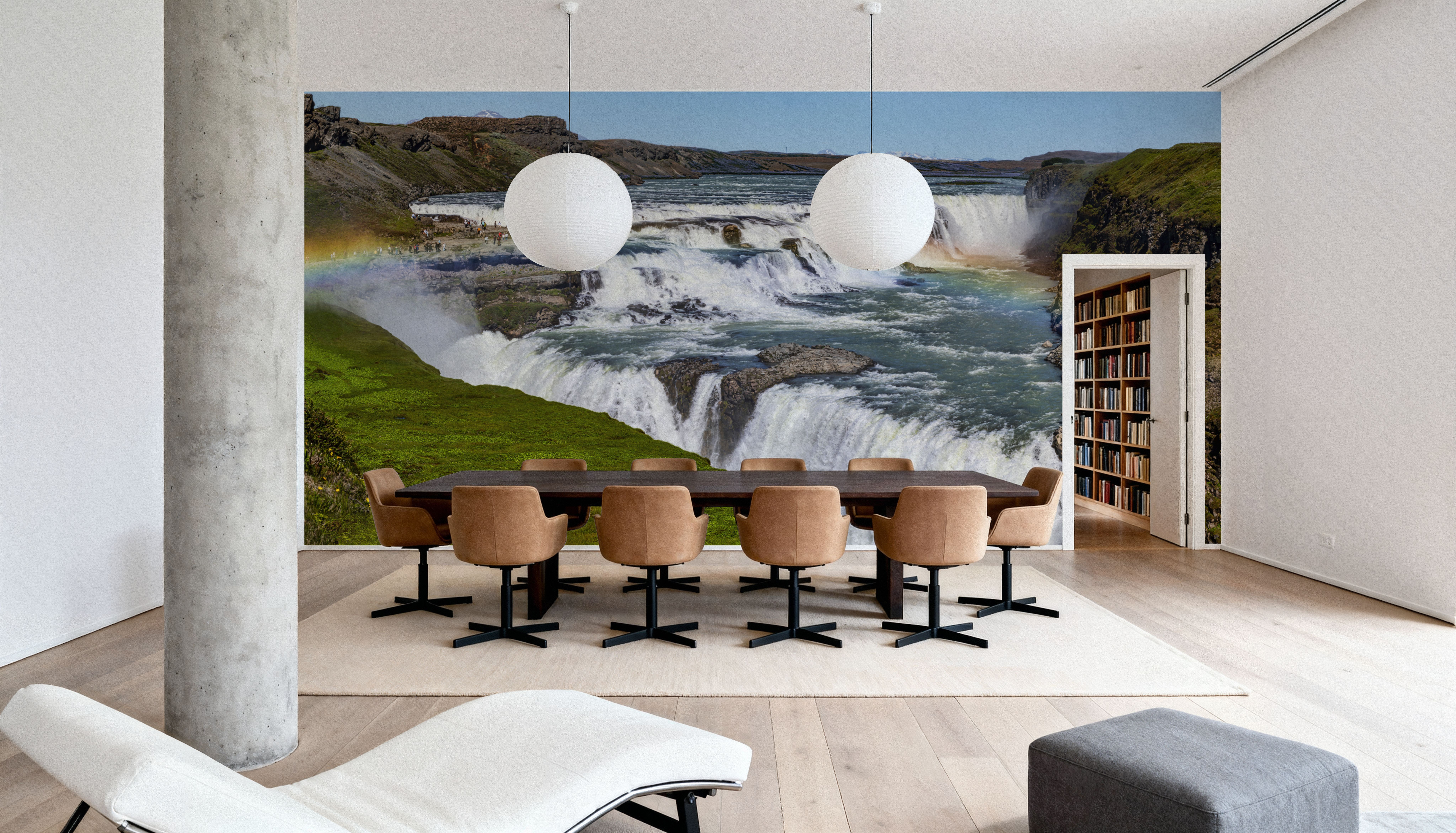 Majestic Rainbow Falls