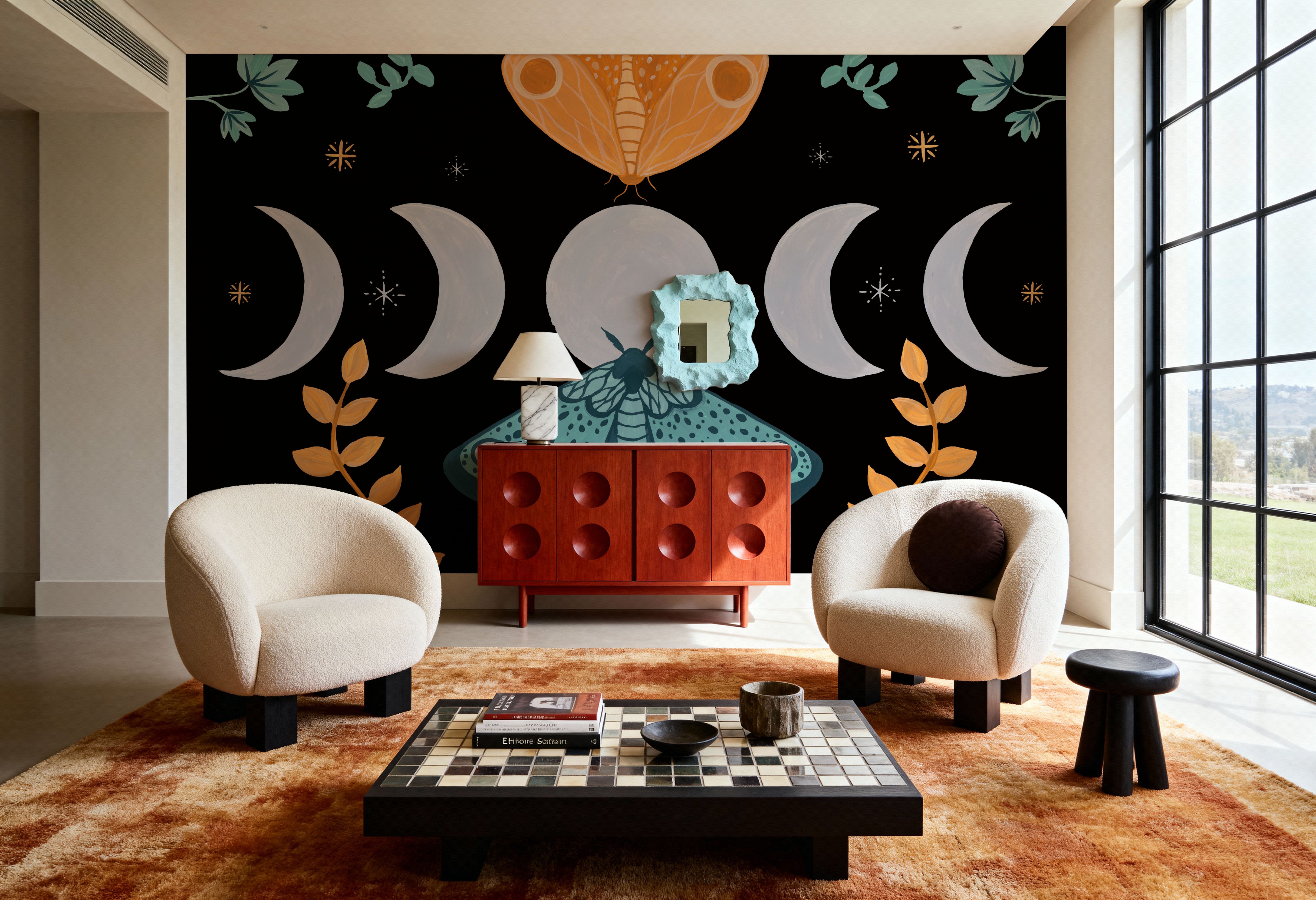 Moon Moth I, Wallpaper