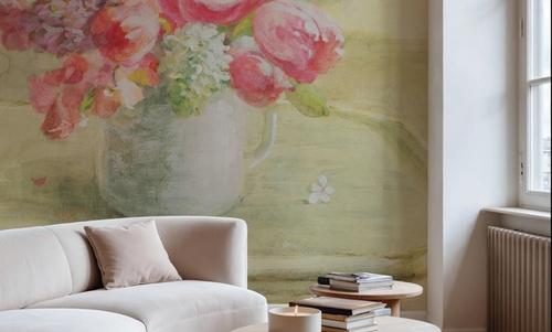 Tulips and Hyacinths on White