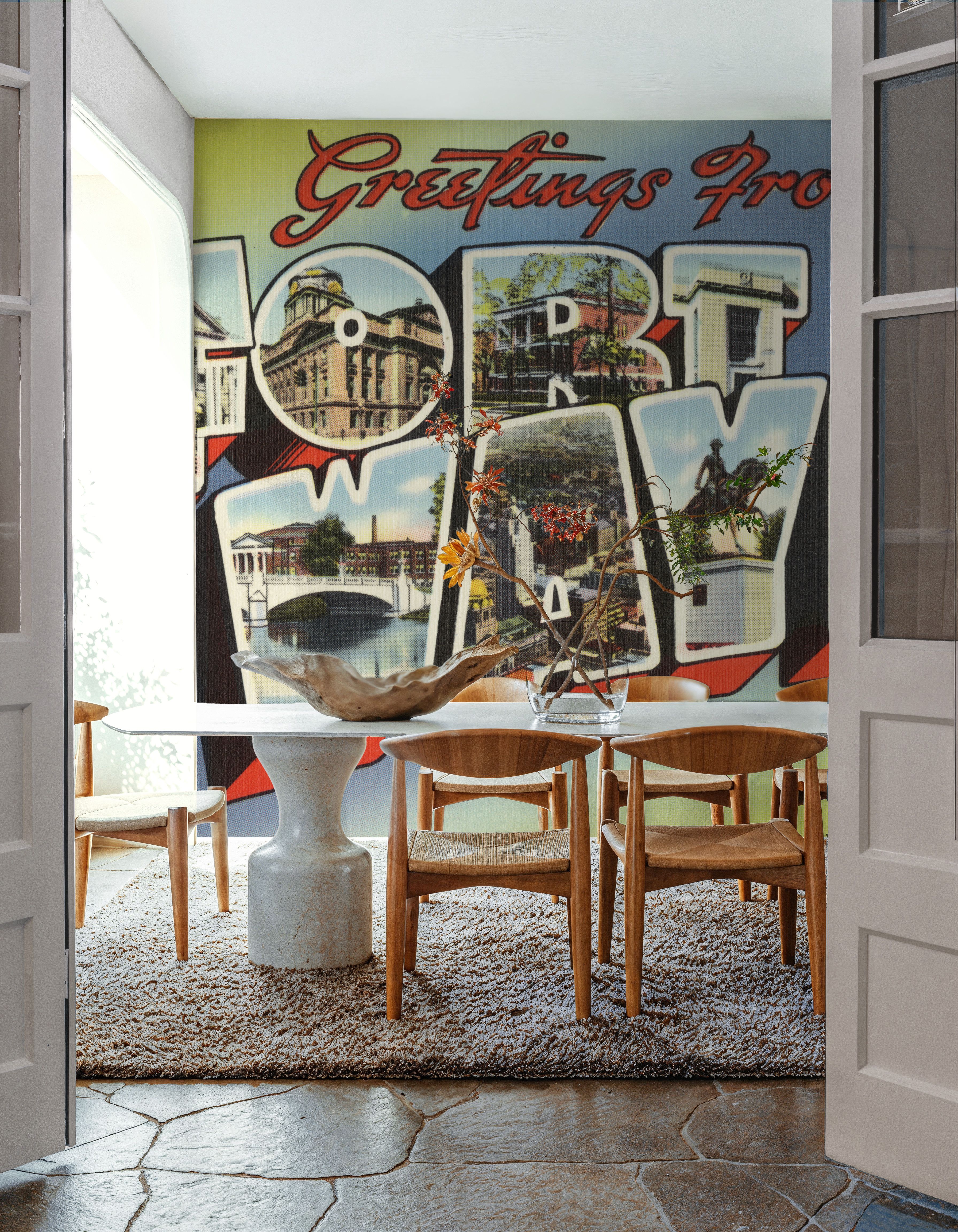 Greetings from Fort Wayne - Screenprint Postcard