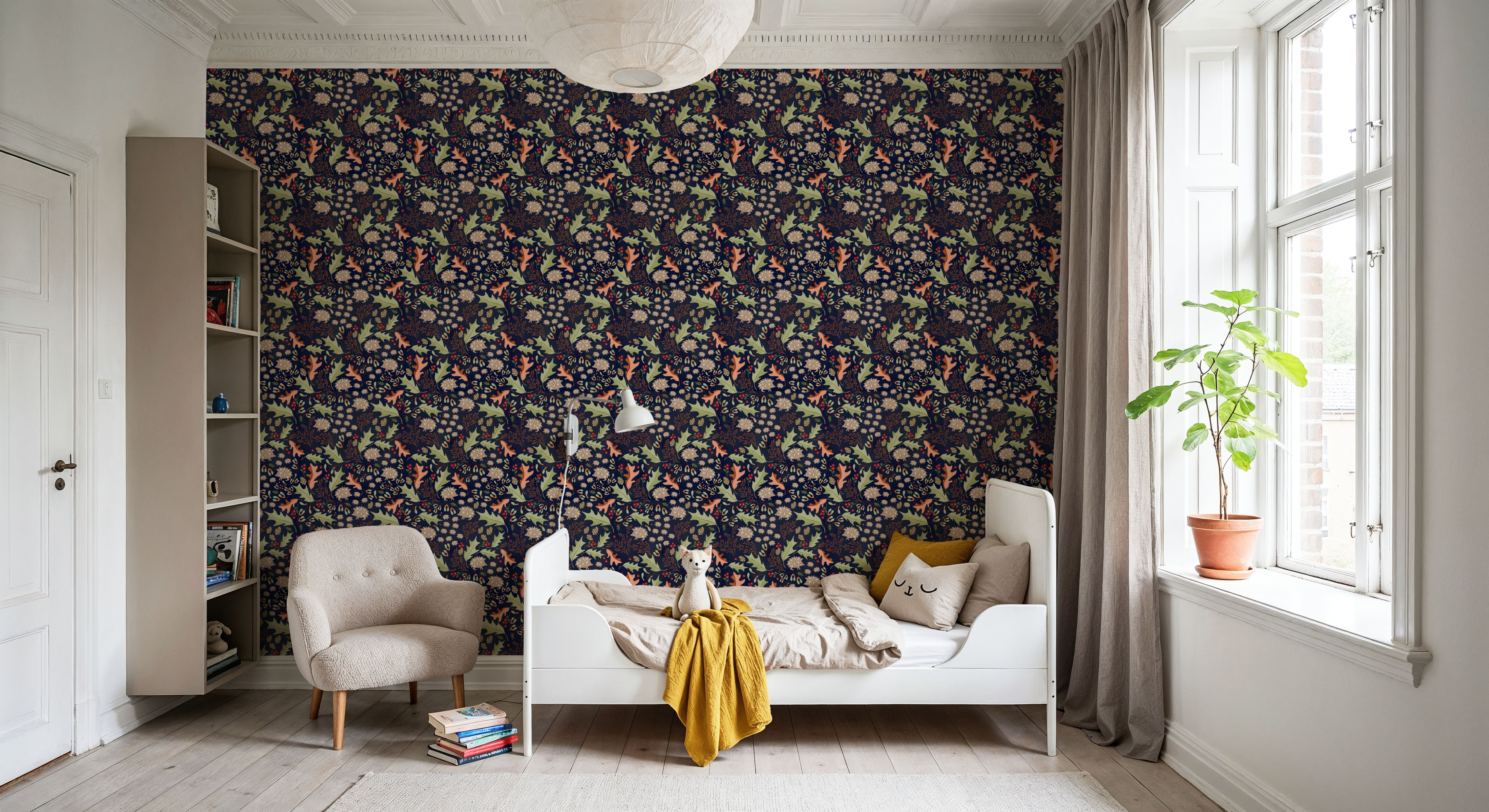 Autumn Hedgehogs, Navy