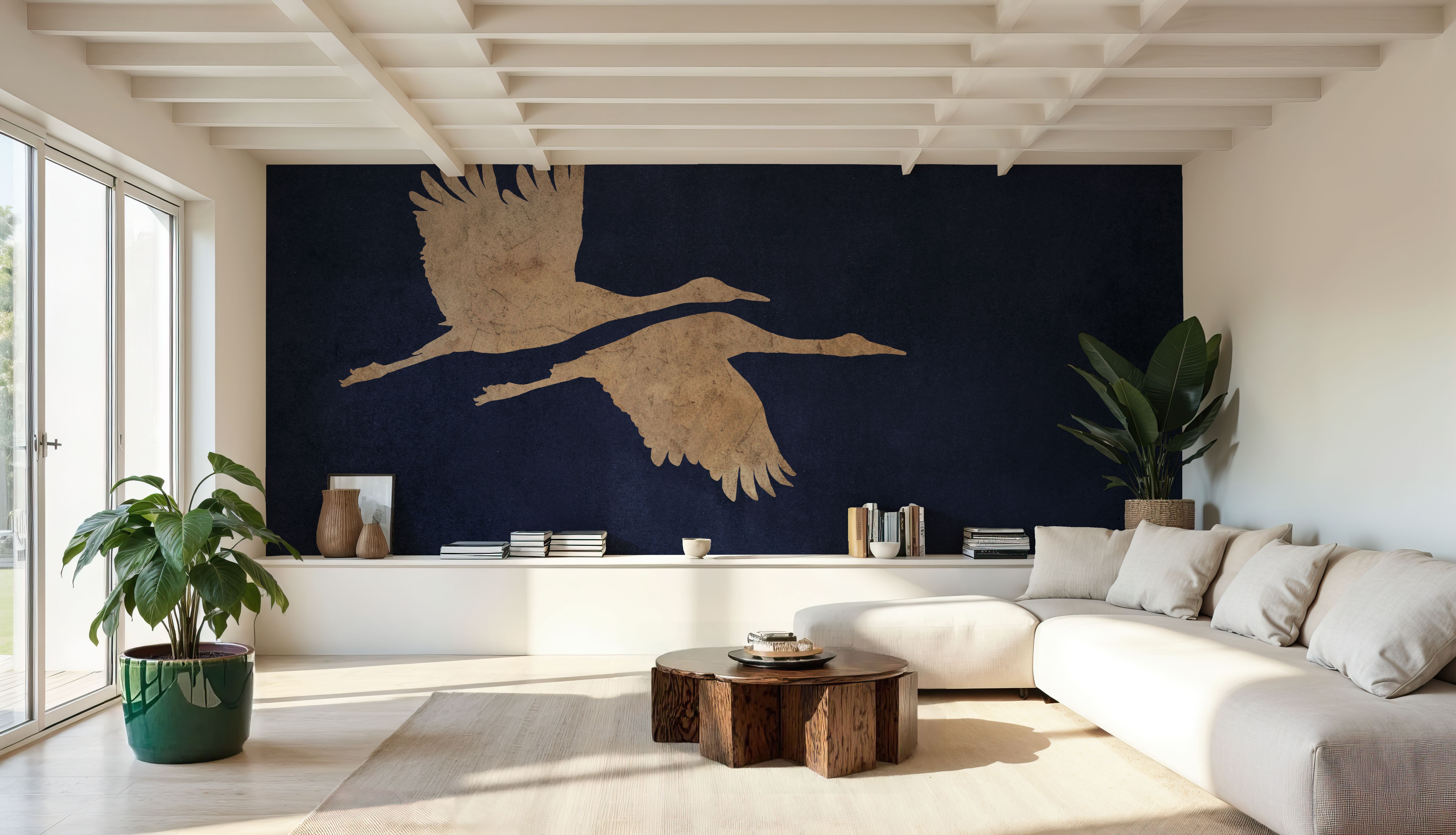 Herons in Flight