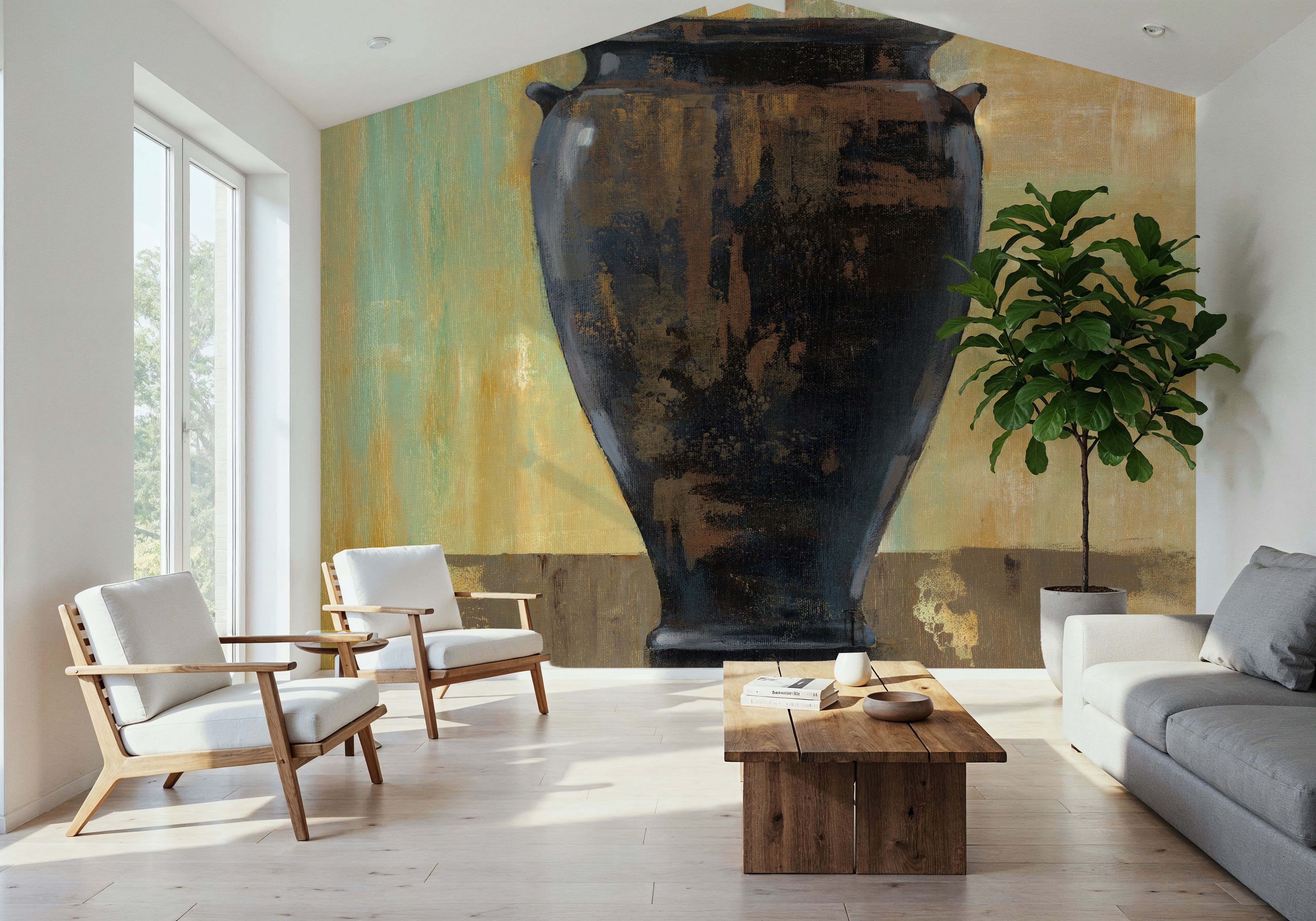 Glazed Pot III, Wallpaper