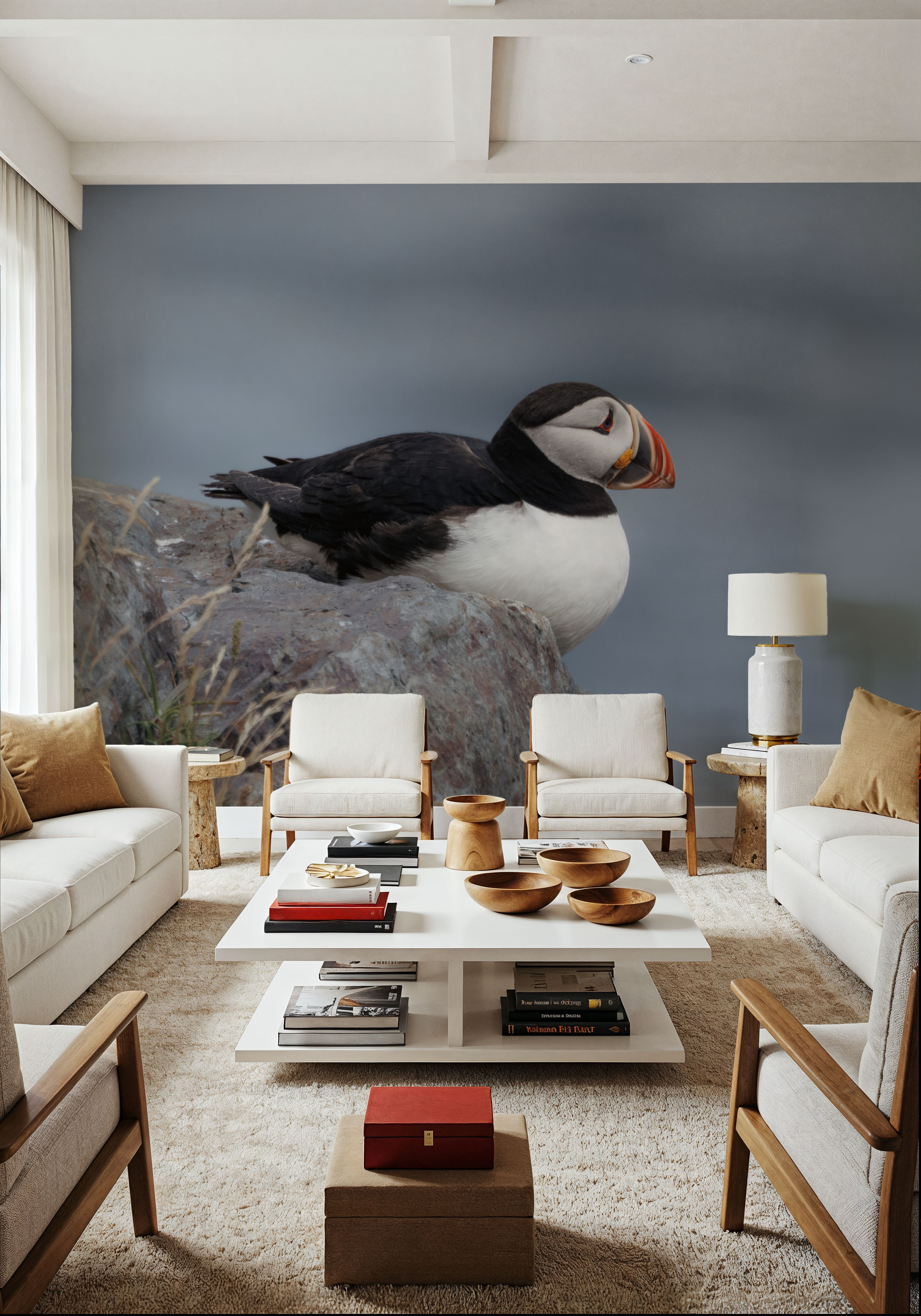 Atlantic Puffin Resting