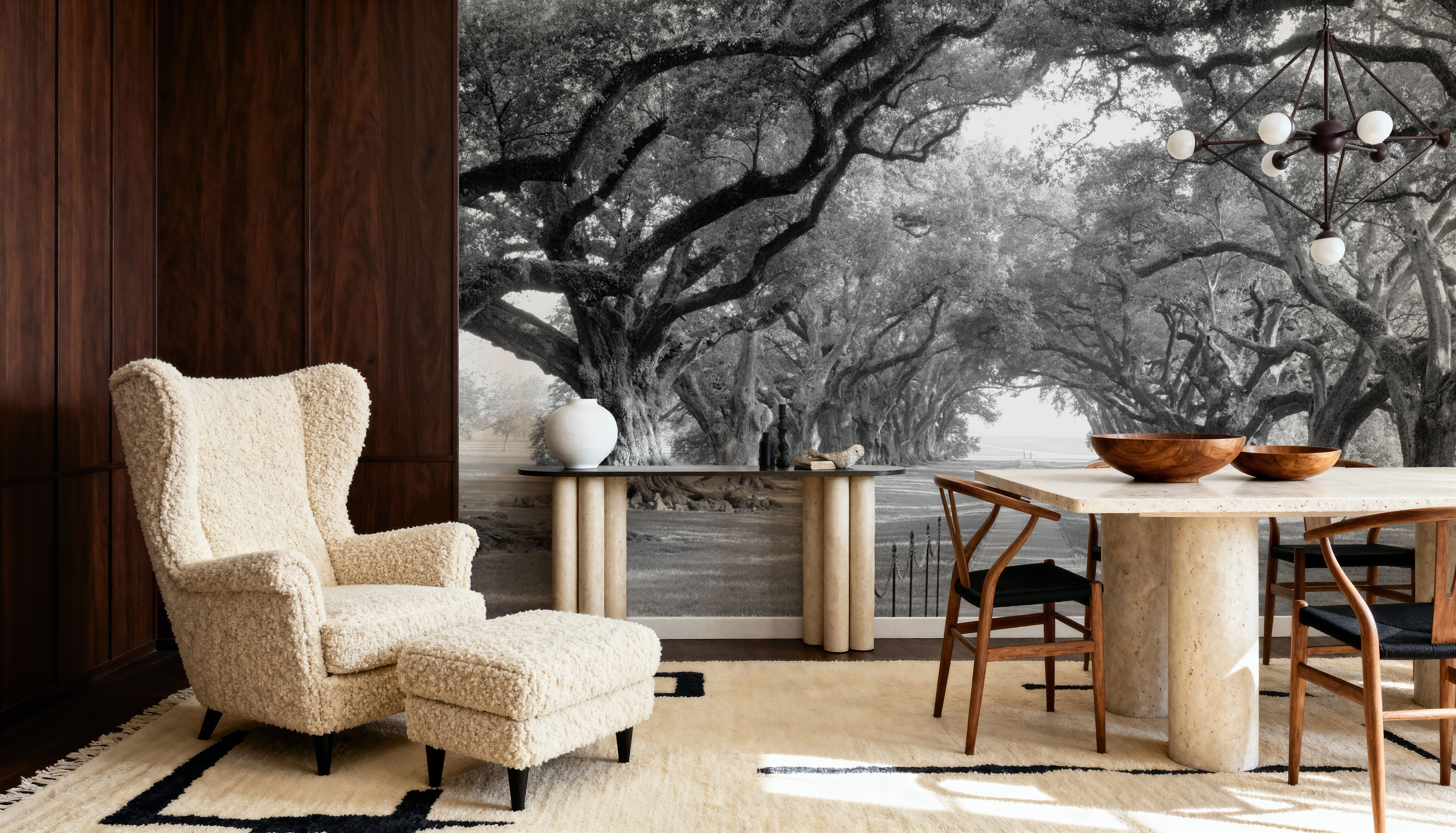 Timeless Oak Alley, Wallpaper