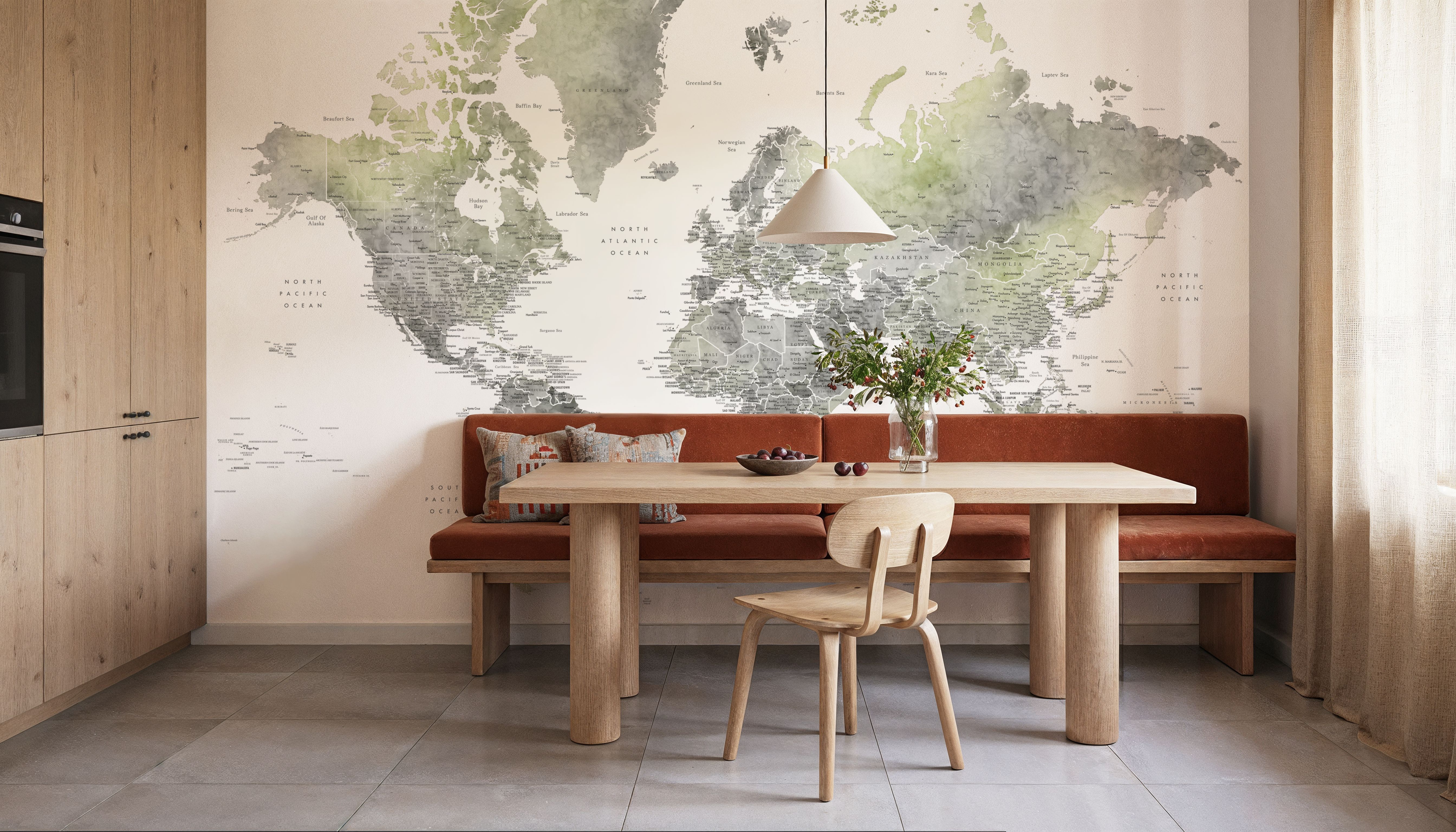 World Map Cities - Hollace