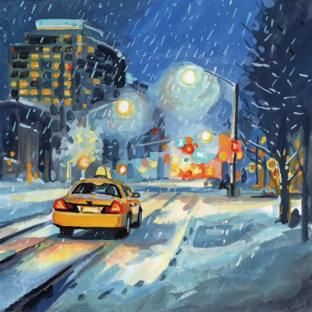 Snowbound Cab