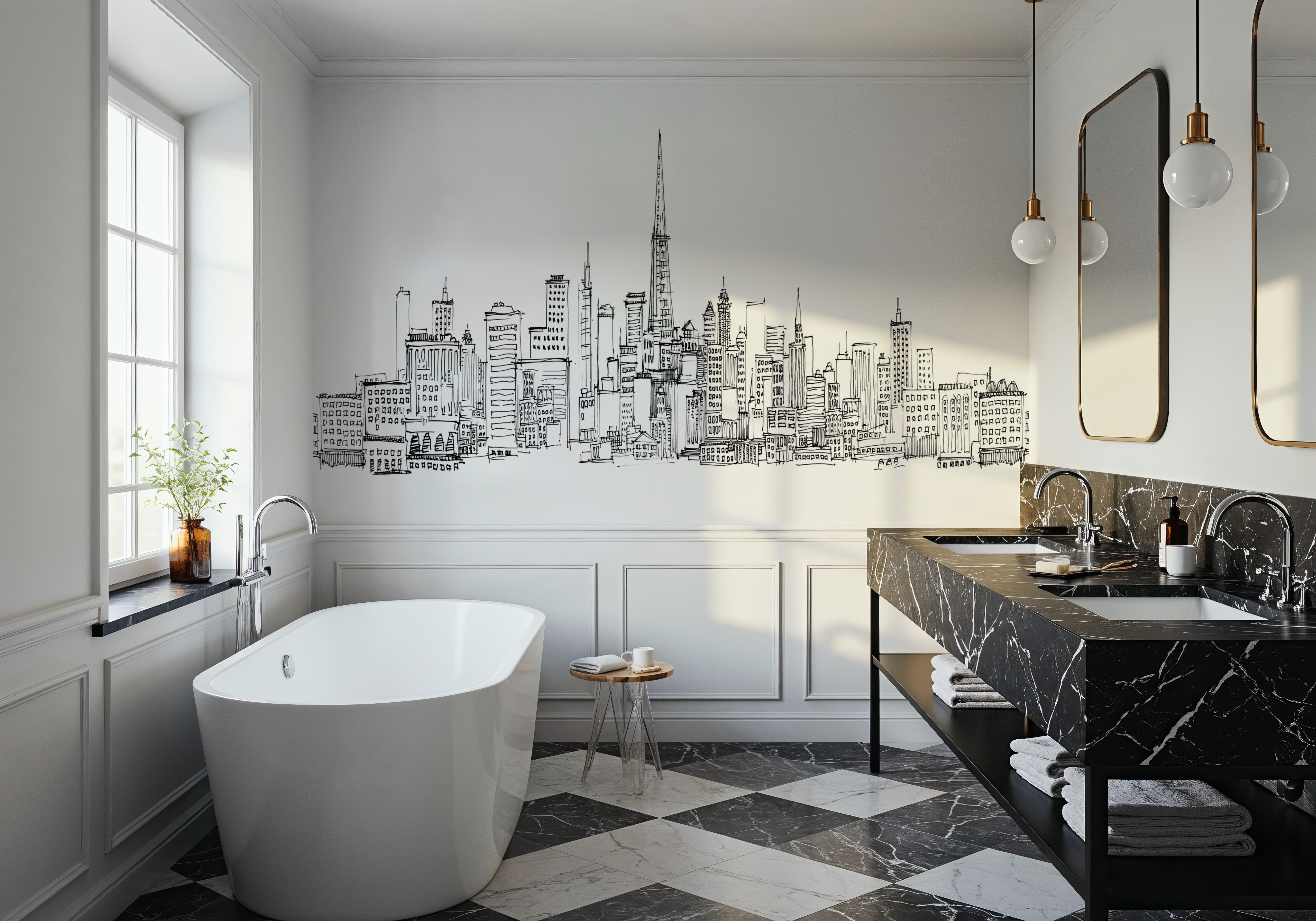 Draw San Francisco Skyline, Papel de parede
