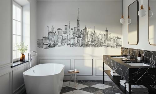 Draw San Francisco Skyline