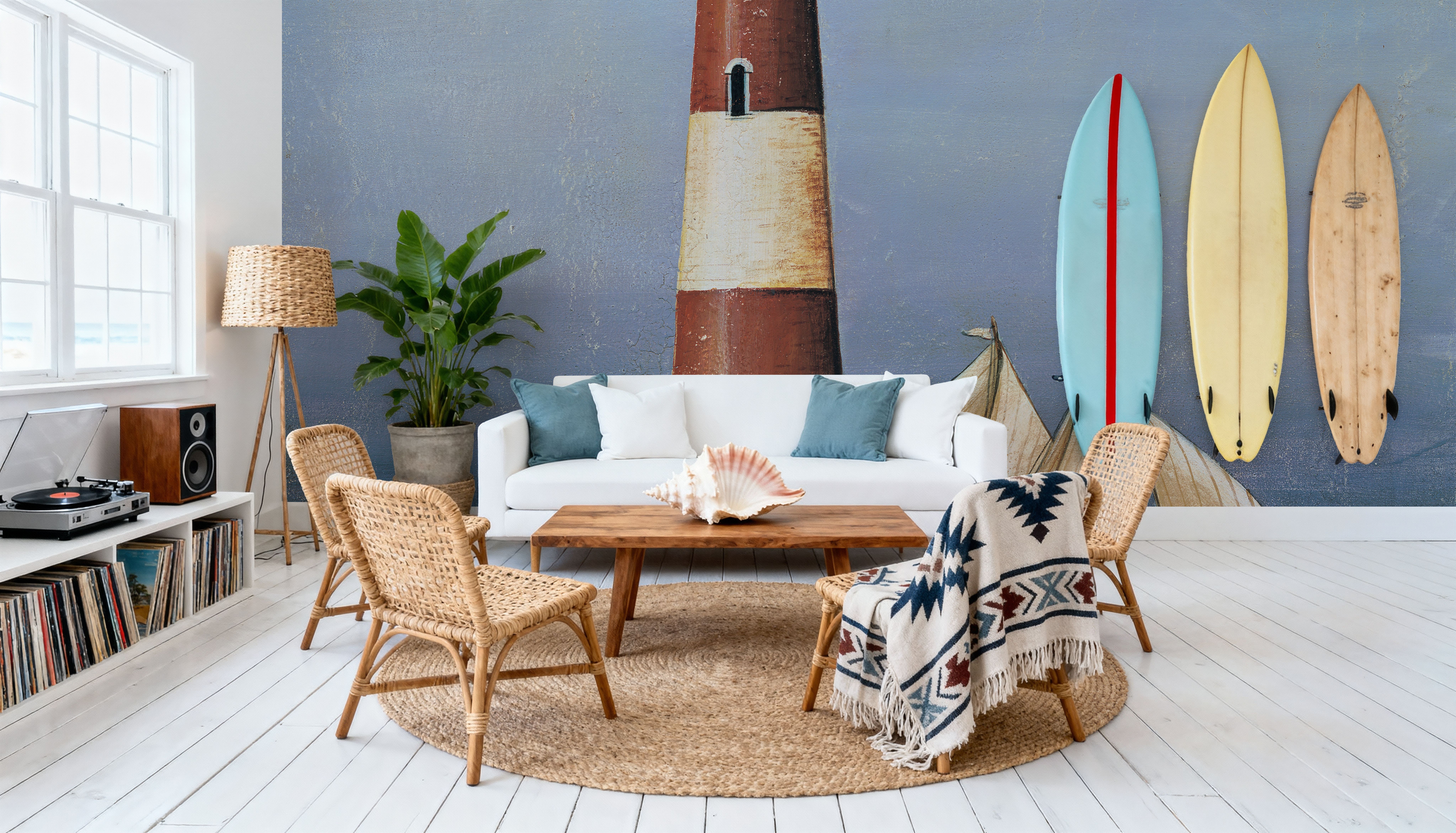 Harbor Light, Wallpaper