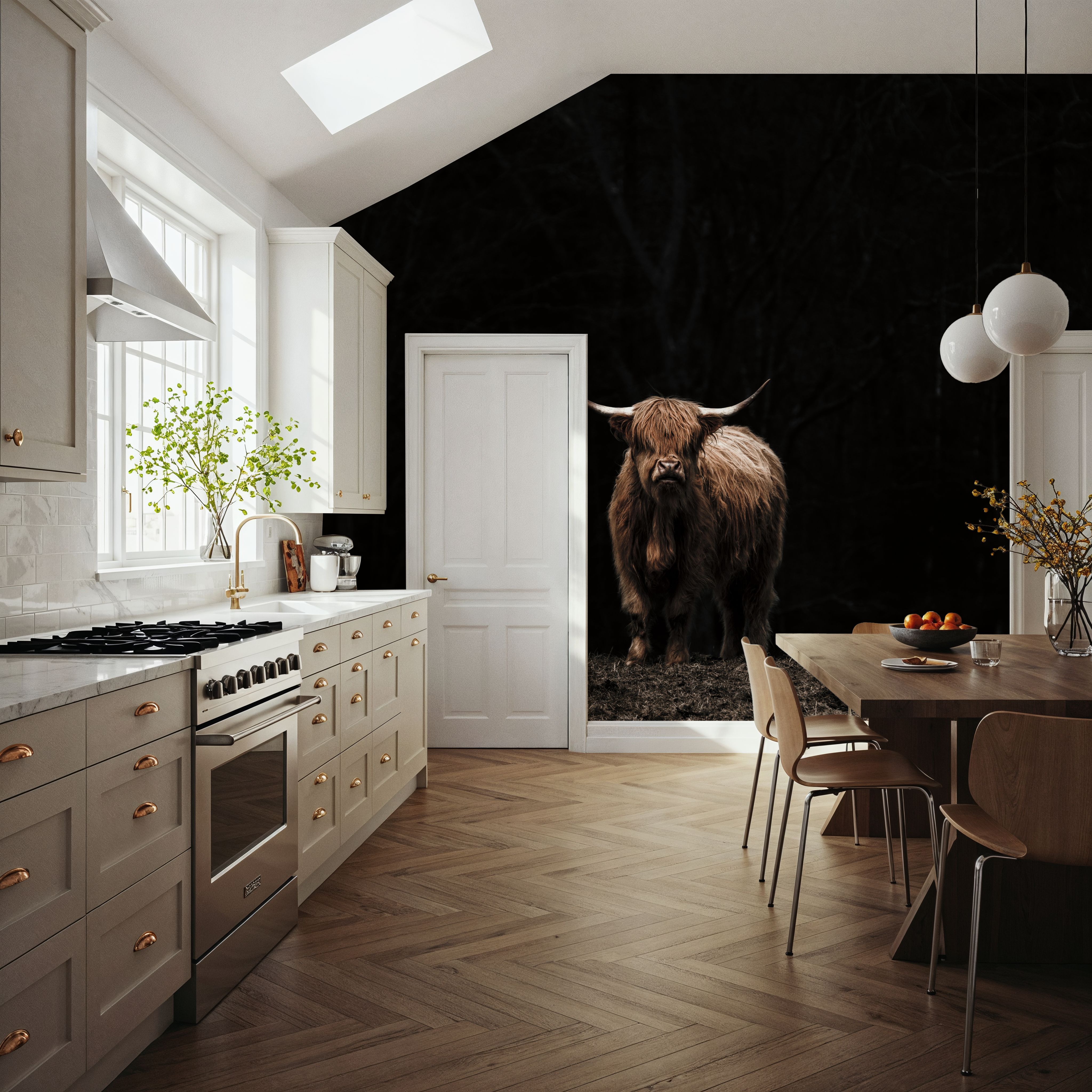 Highland Cow King of the Hill