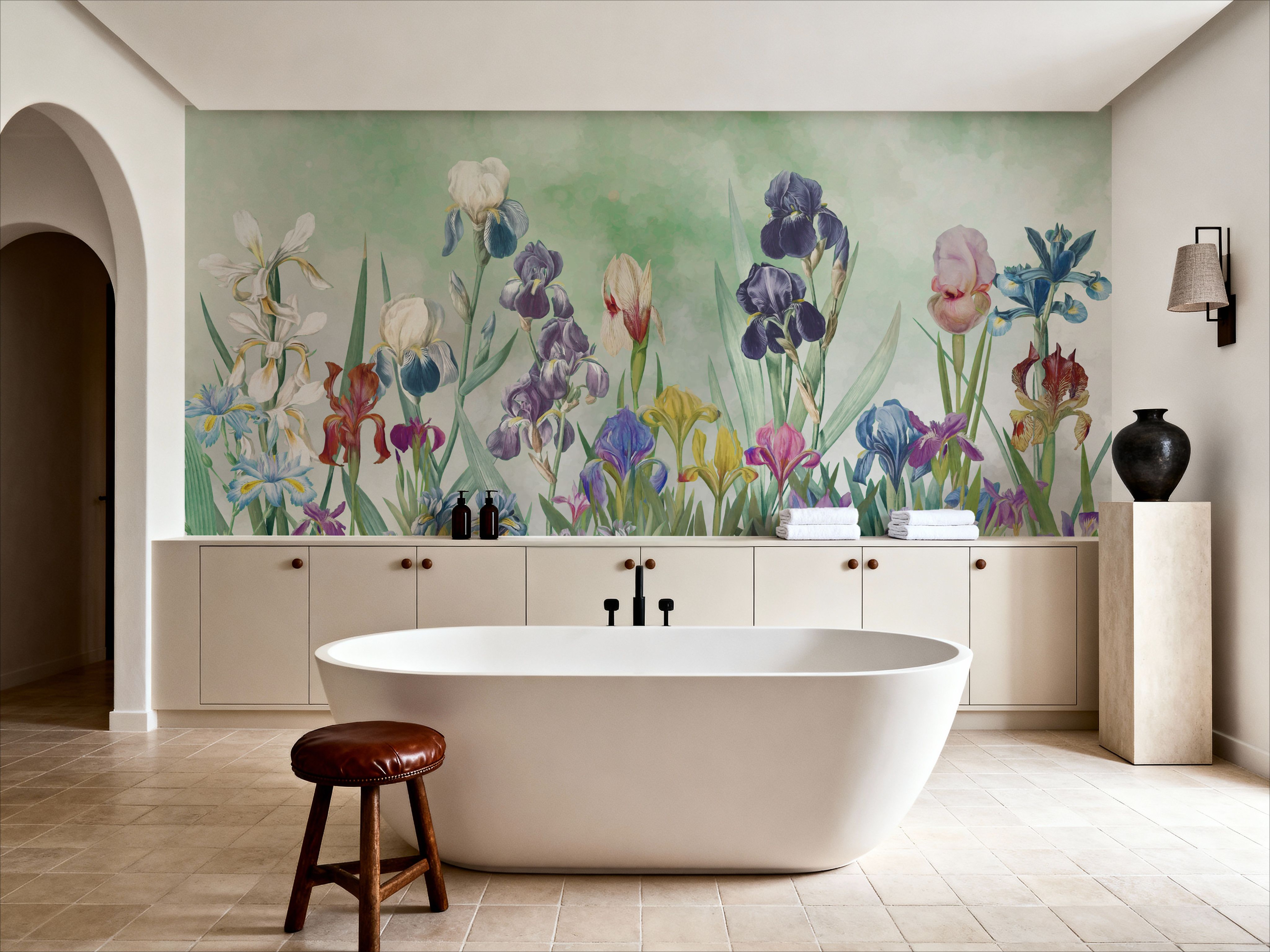 Iris Field Green