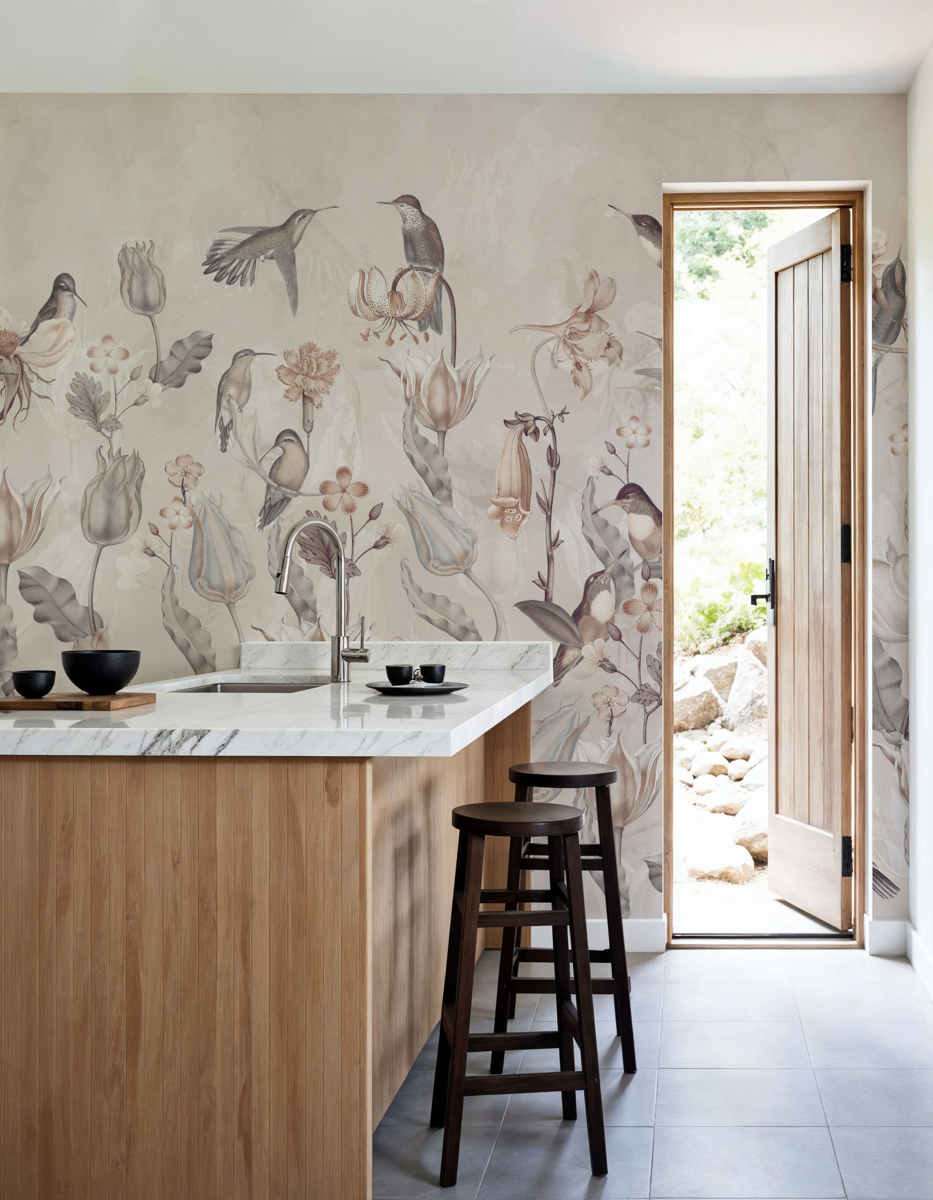 Tulips & Birds, Sand