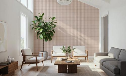 Bamboo Stripes, Blush