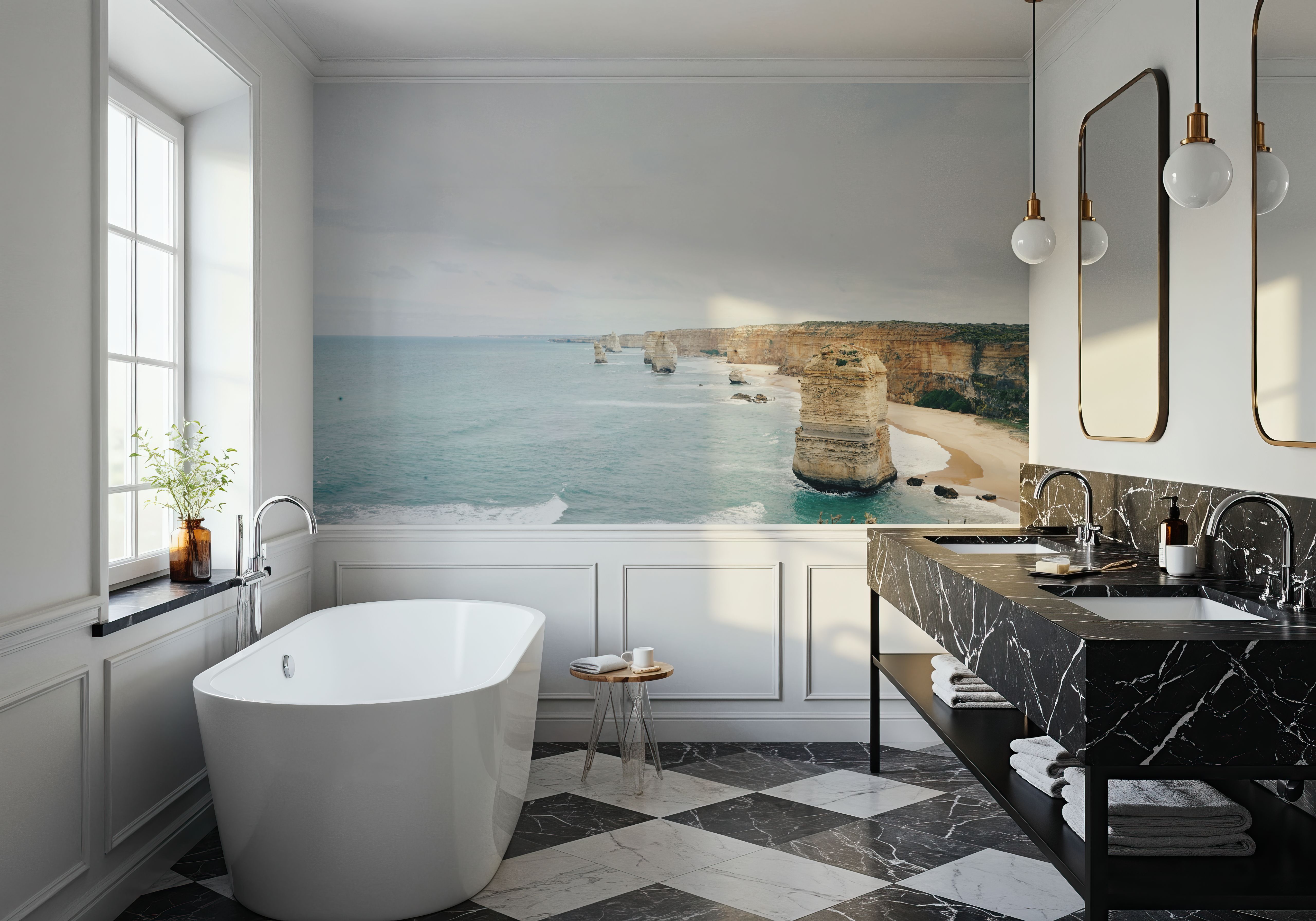 Shoreline, Papel pintado