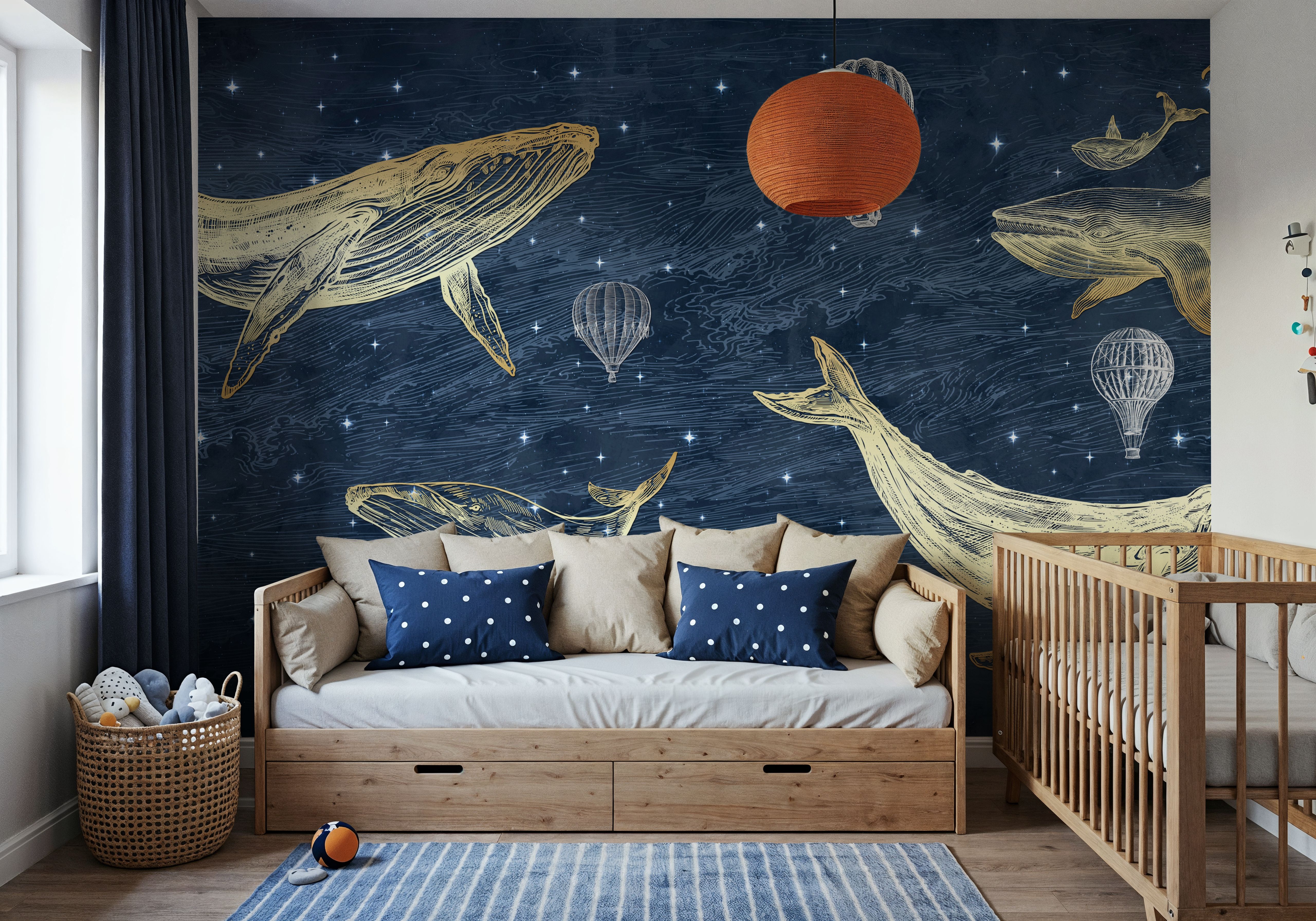 Whales in The Sky with Balloons, Midnight