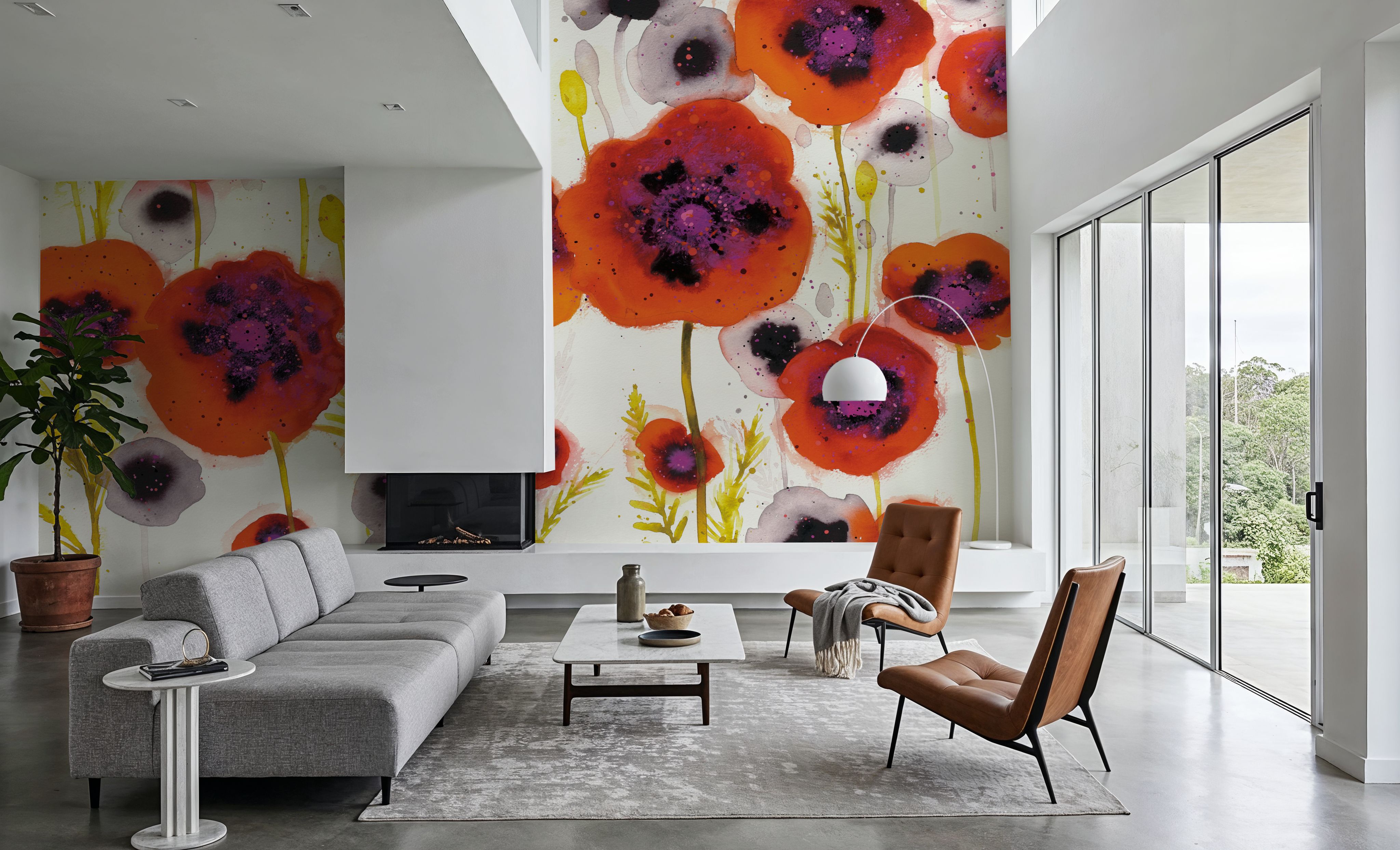 Splash Garden I, Wallpaper