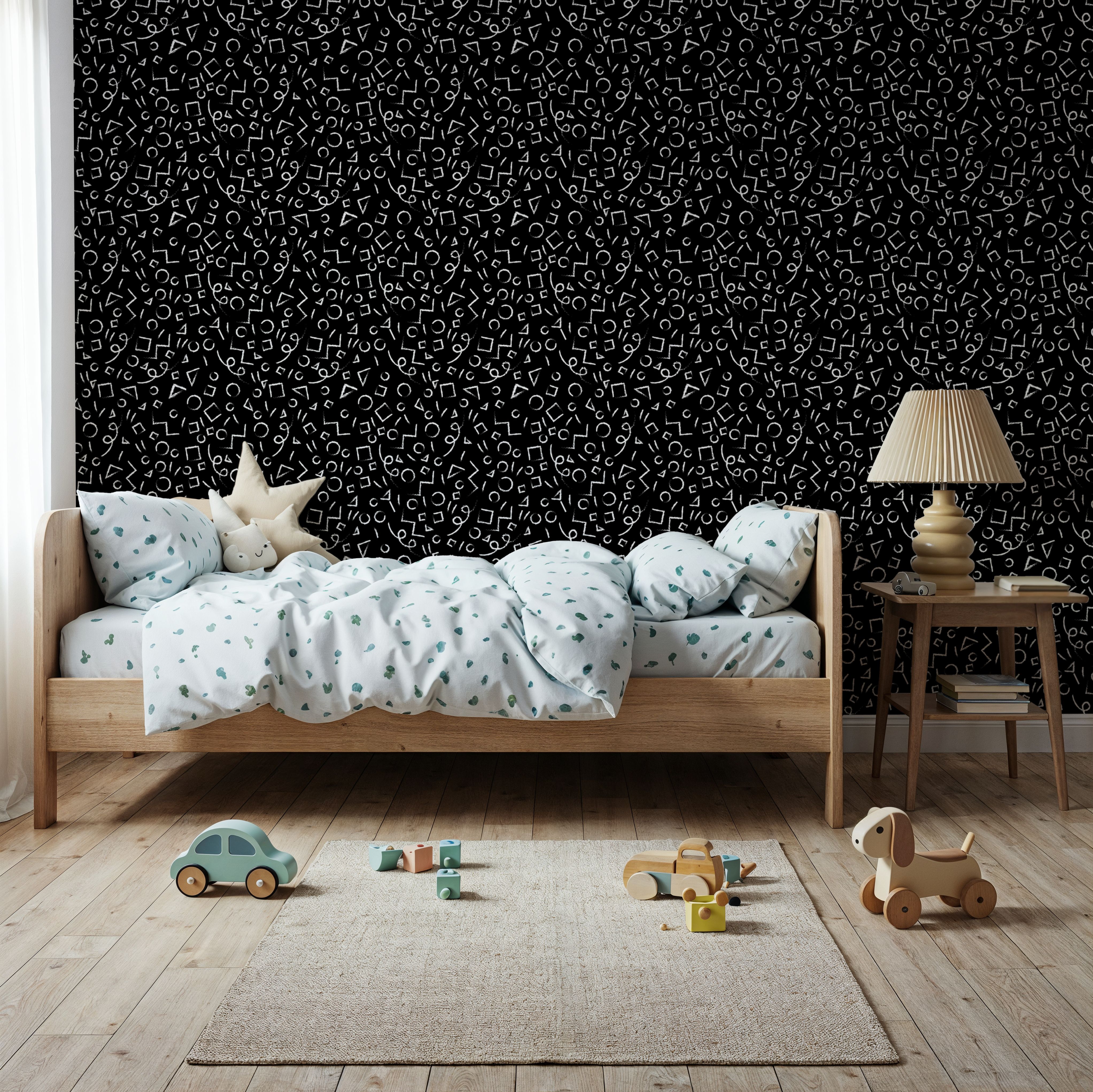90's Confetti, Black