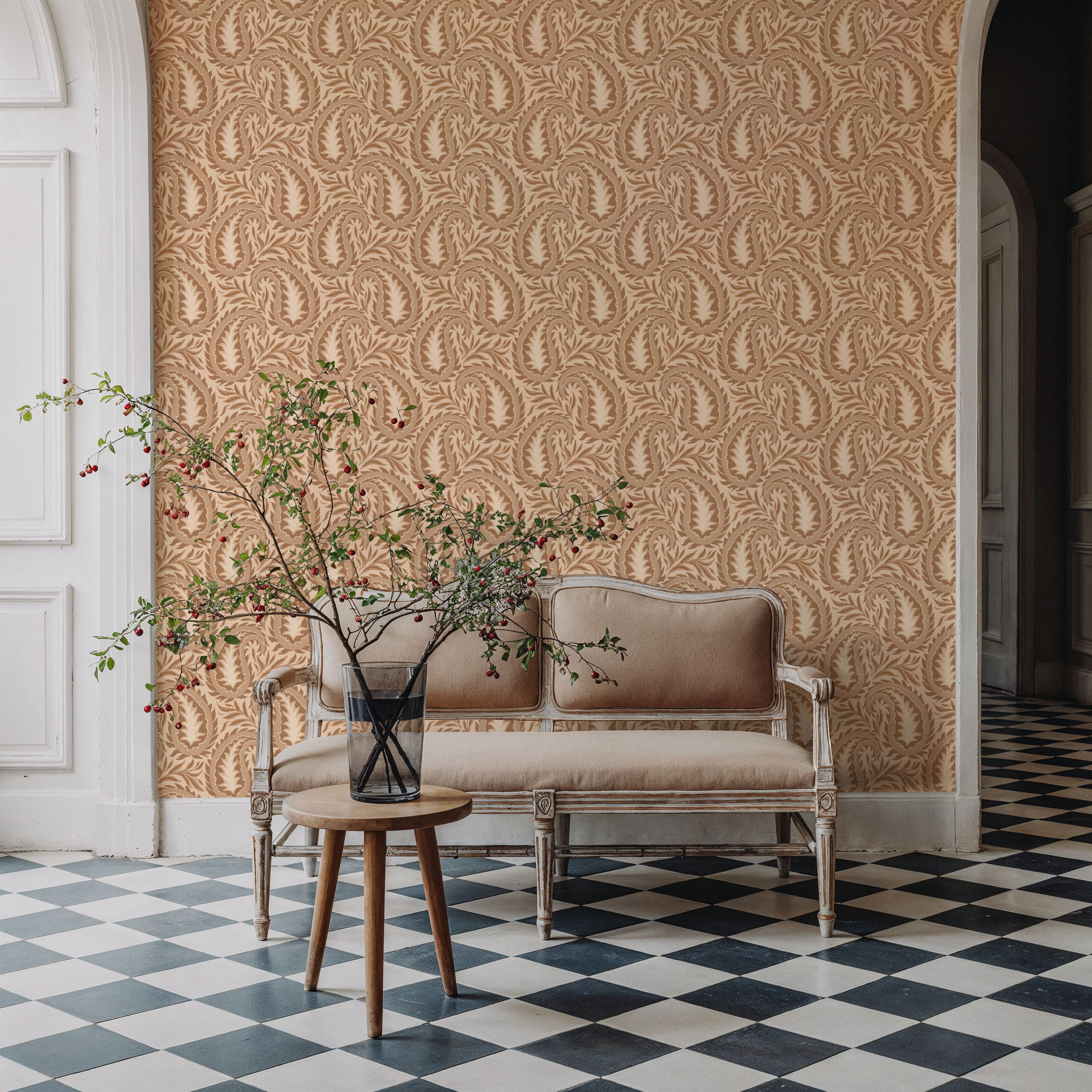 Botanical Paisley, Toffee