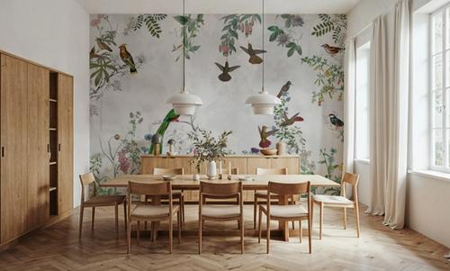 Fields of Birds and Flowers