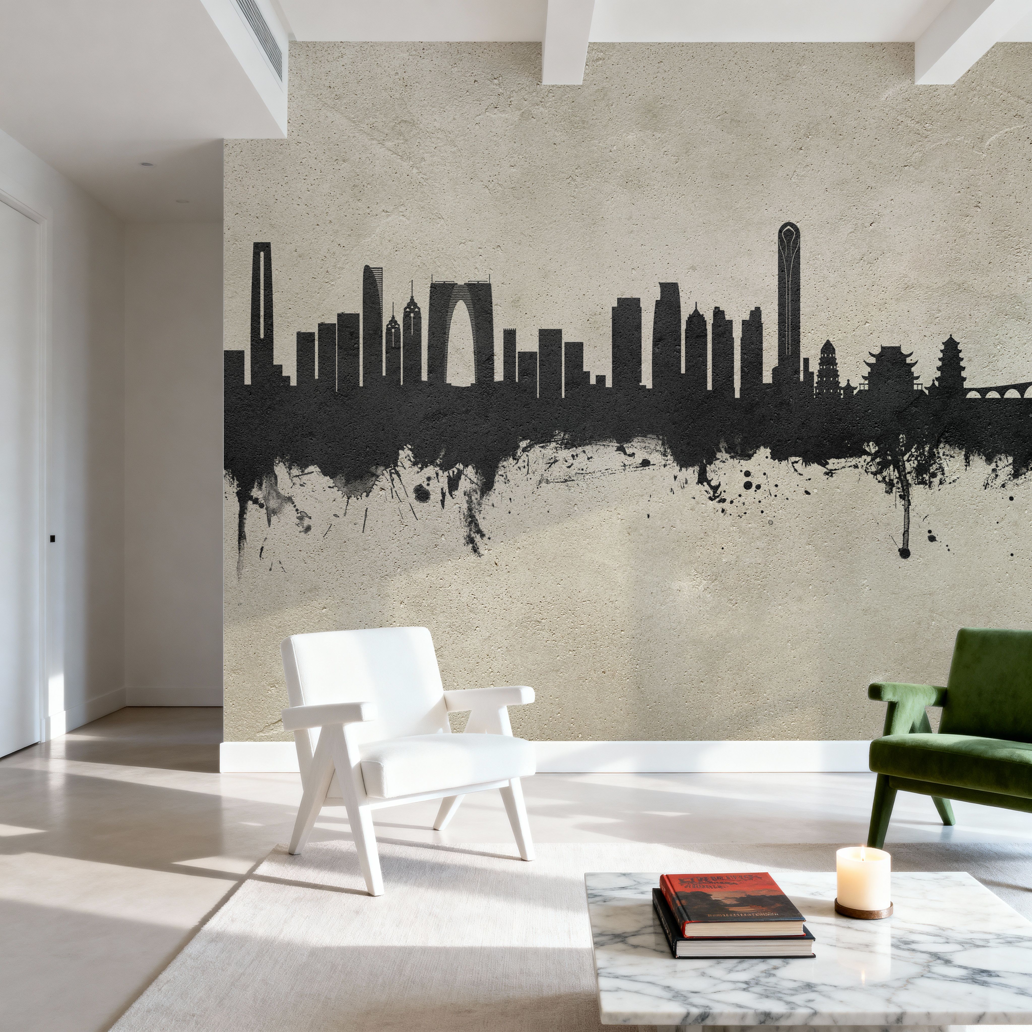 Suzhou China Skyline Concrete