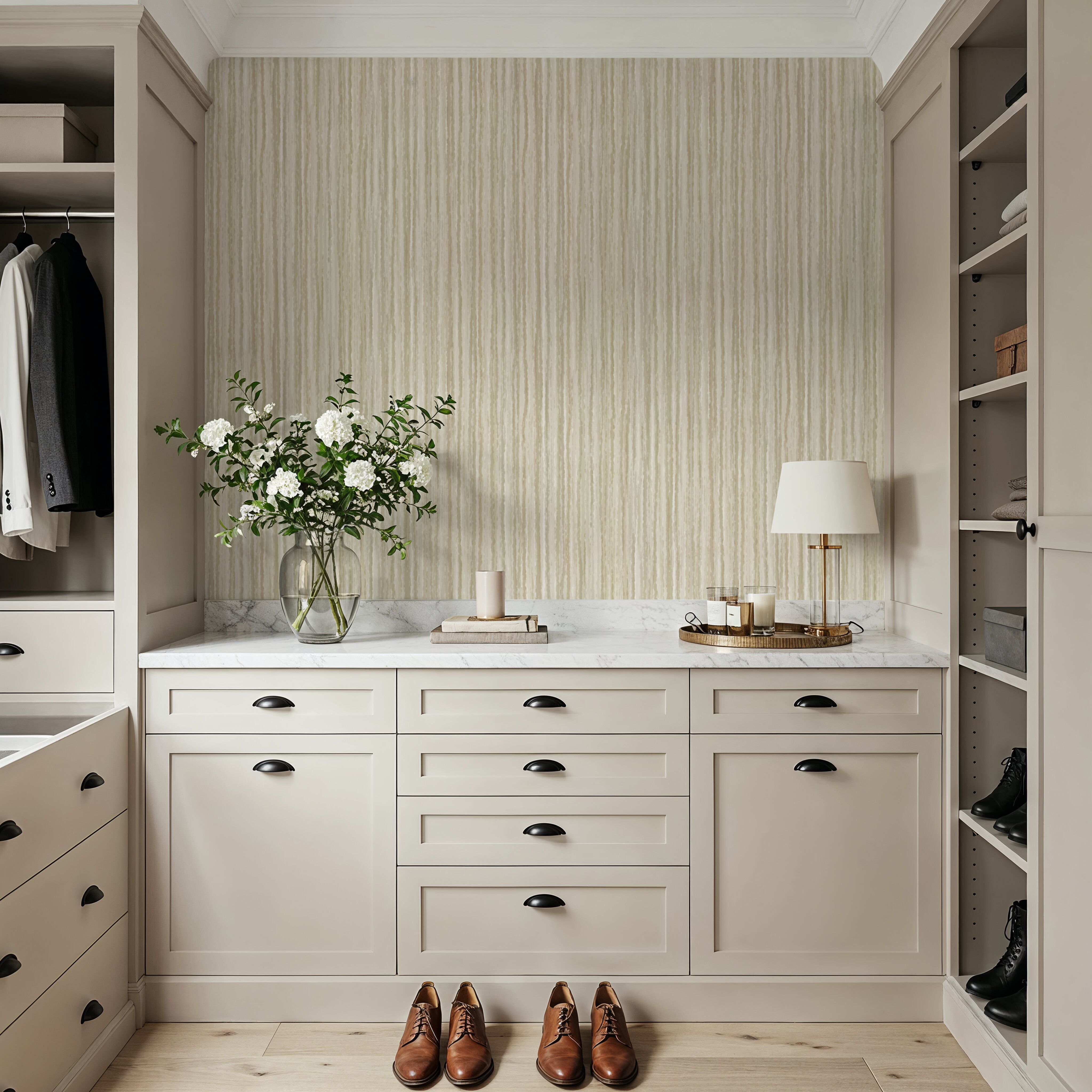 Textured Lines, Beige