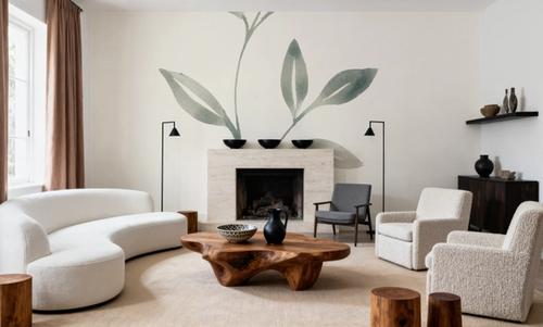 Linen Leaves I