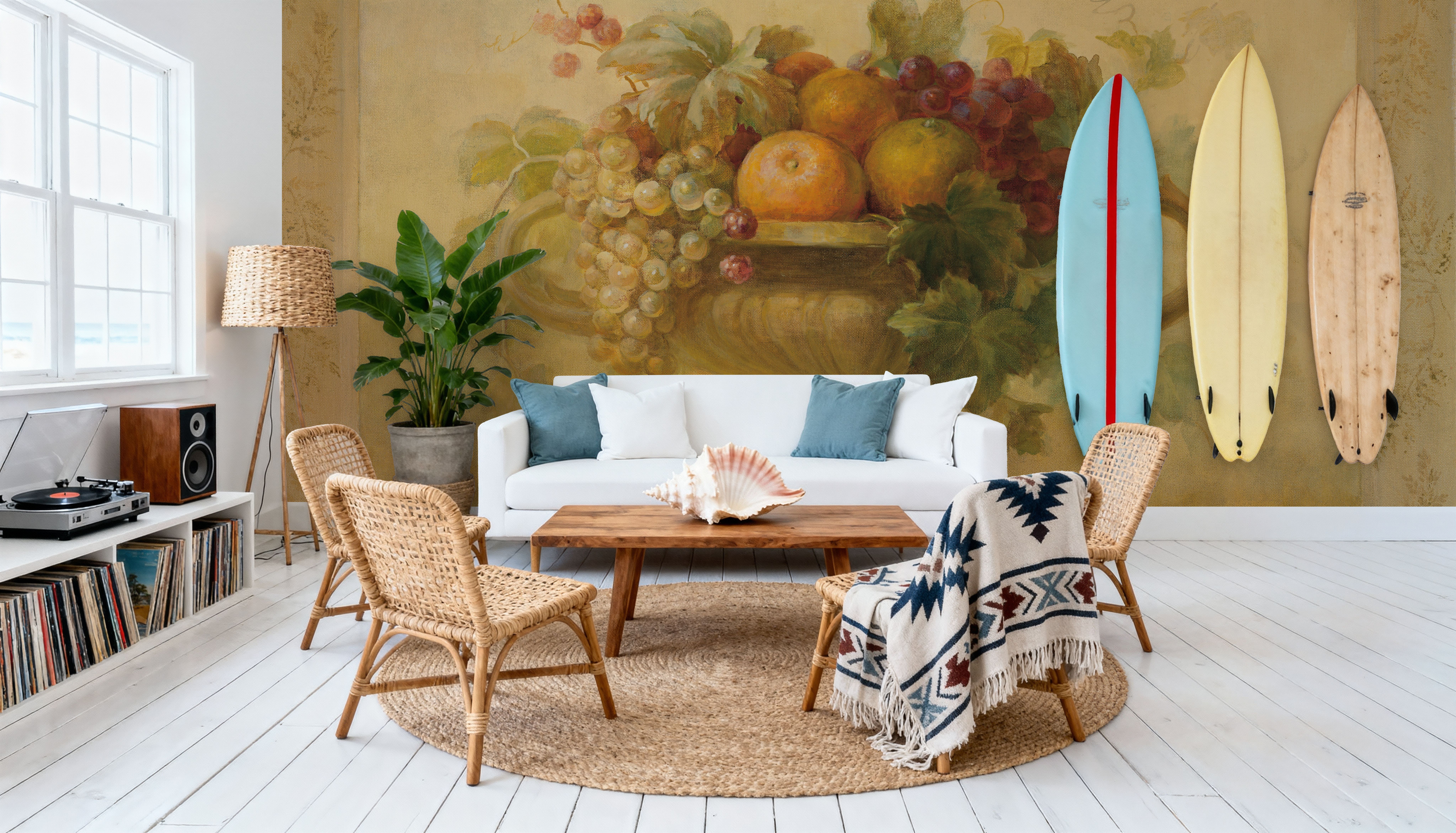 Autumn Urn, Wallpaper