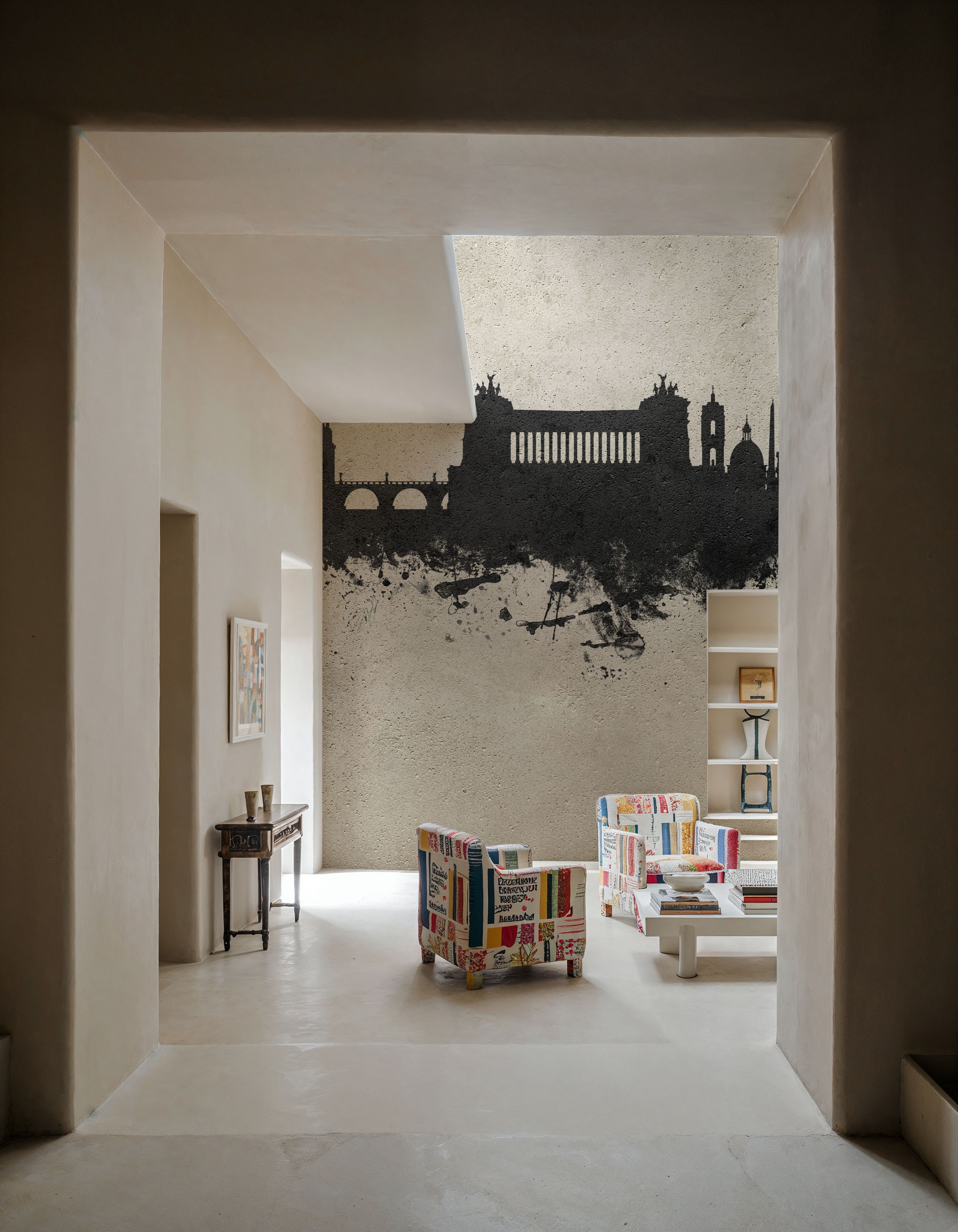 Rome Italy Skyline Concrete