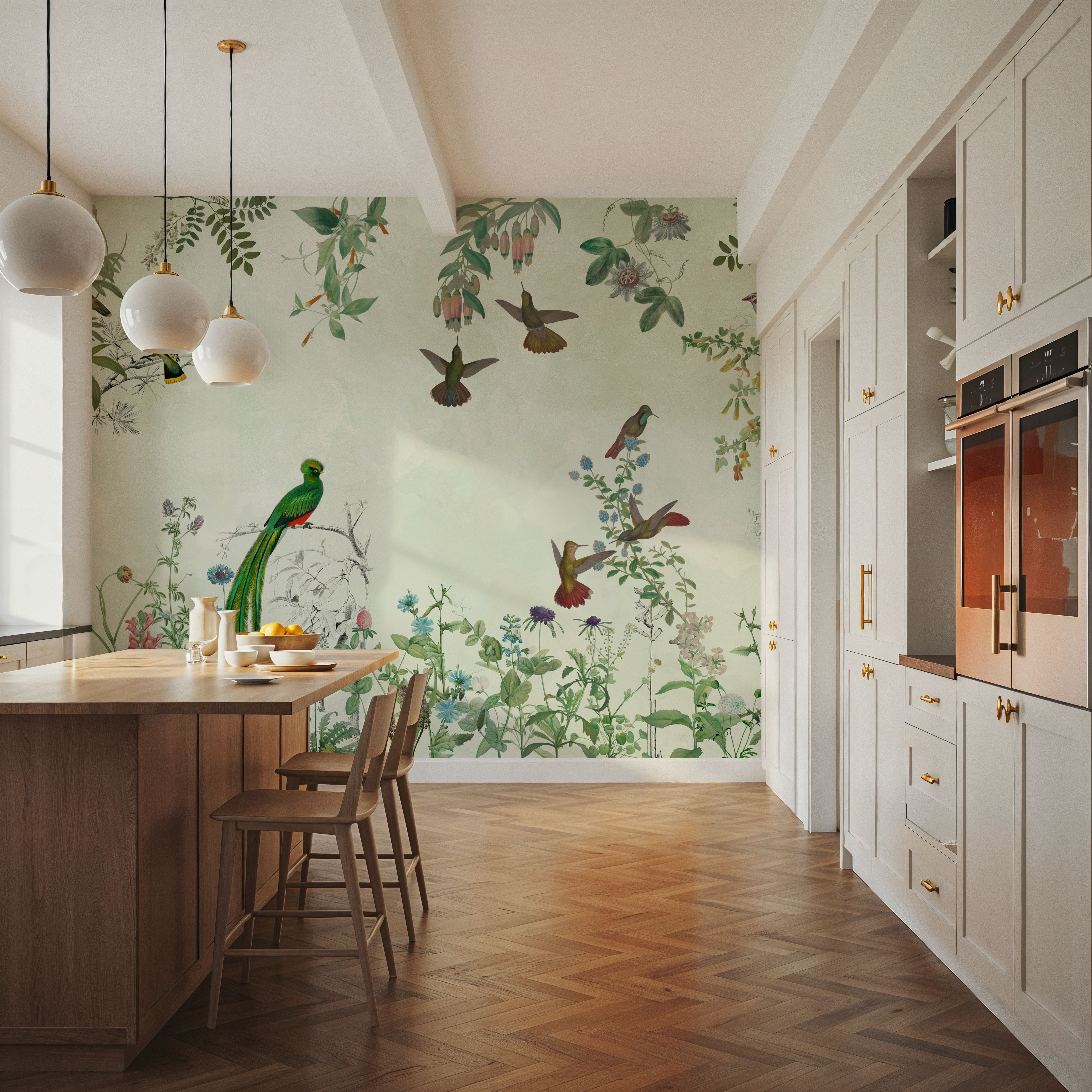 Fields of Birds and Flowers