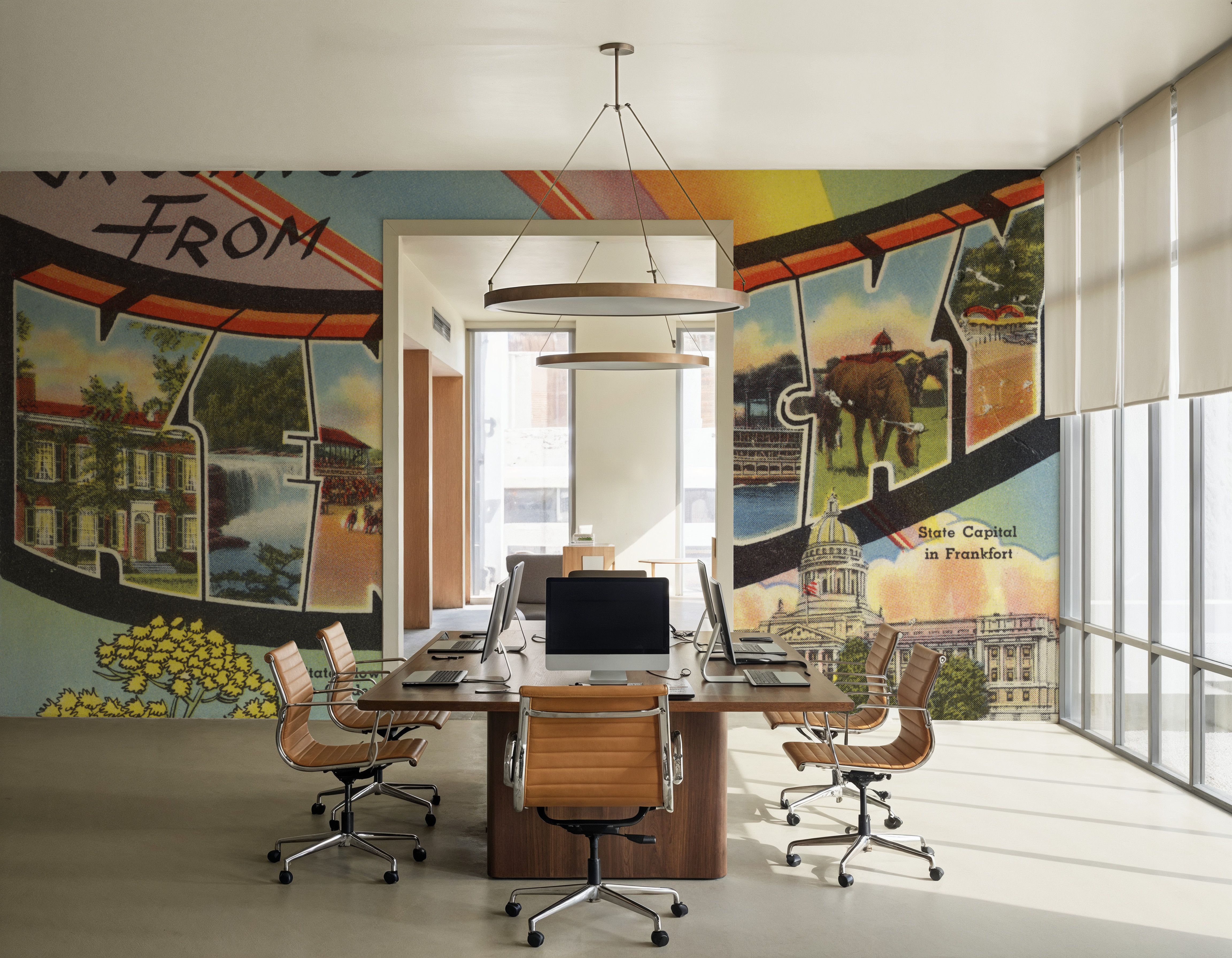 Greetings from Kentucky - Screenprint Postcard