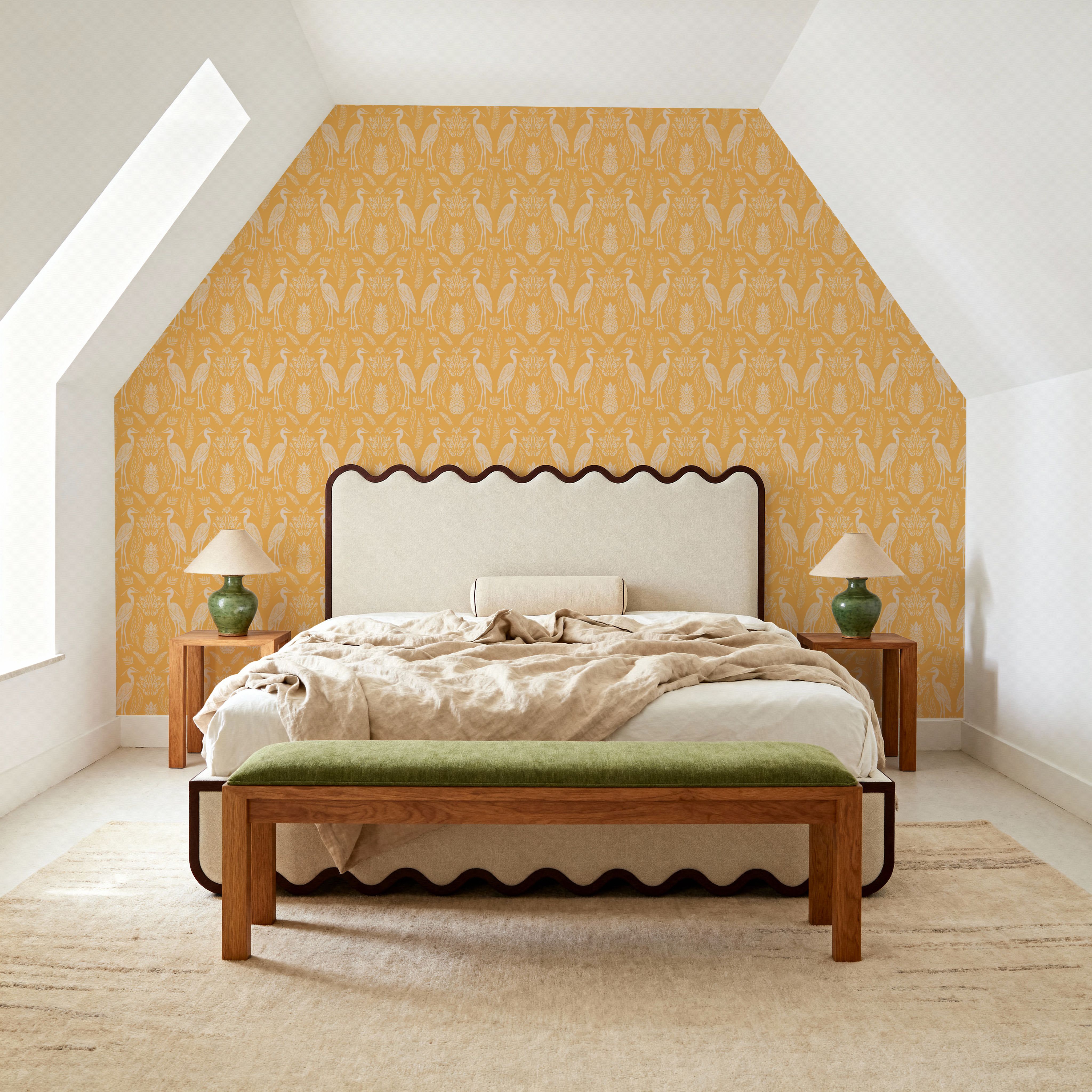 Heron & Ferns, Yellow