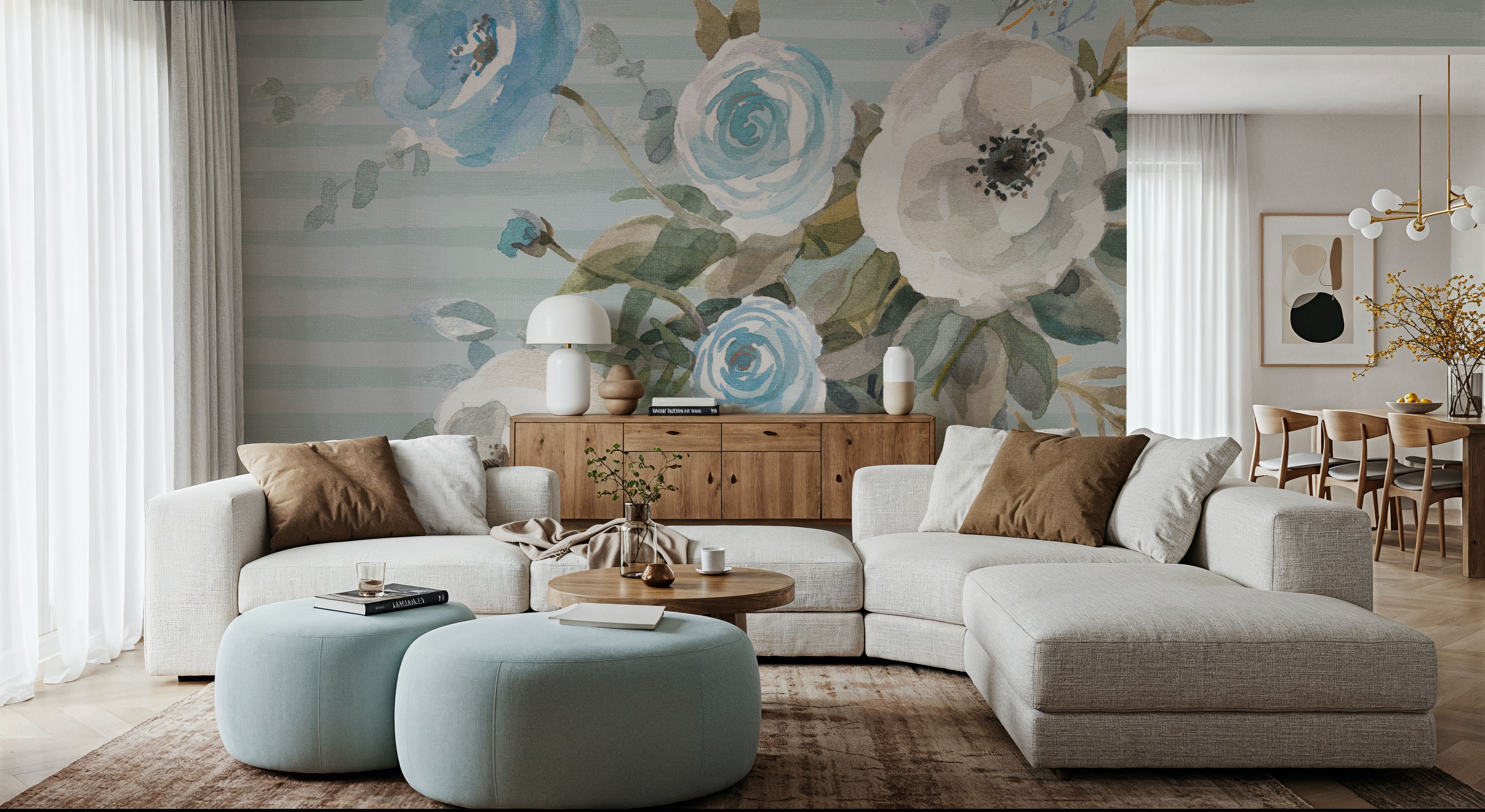 Baby Blue and Bouquet