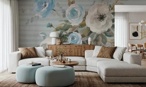 Baby Blue and Bouquet