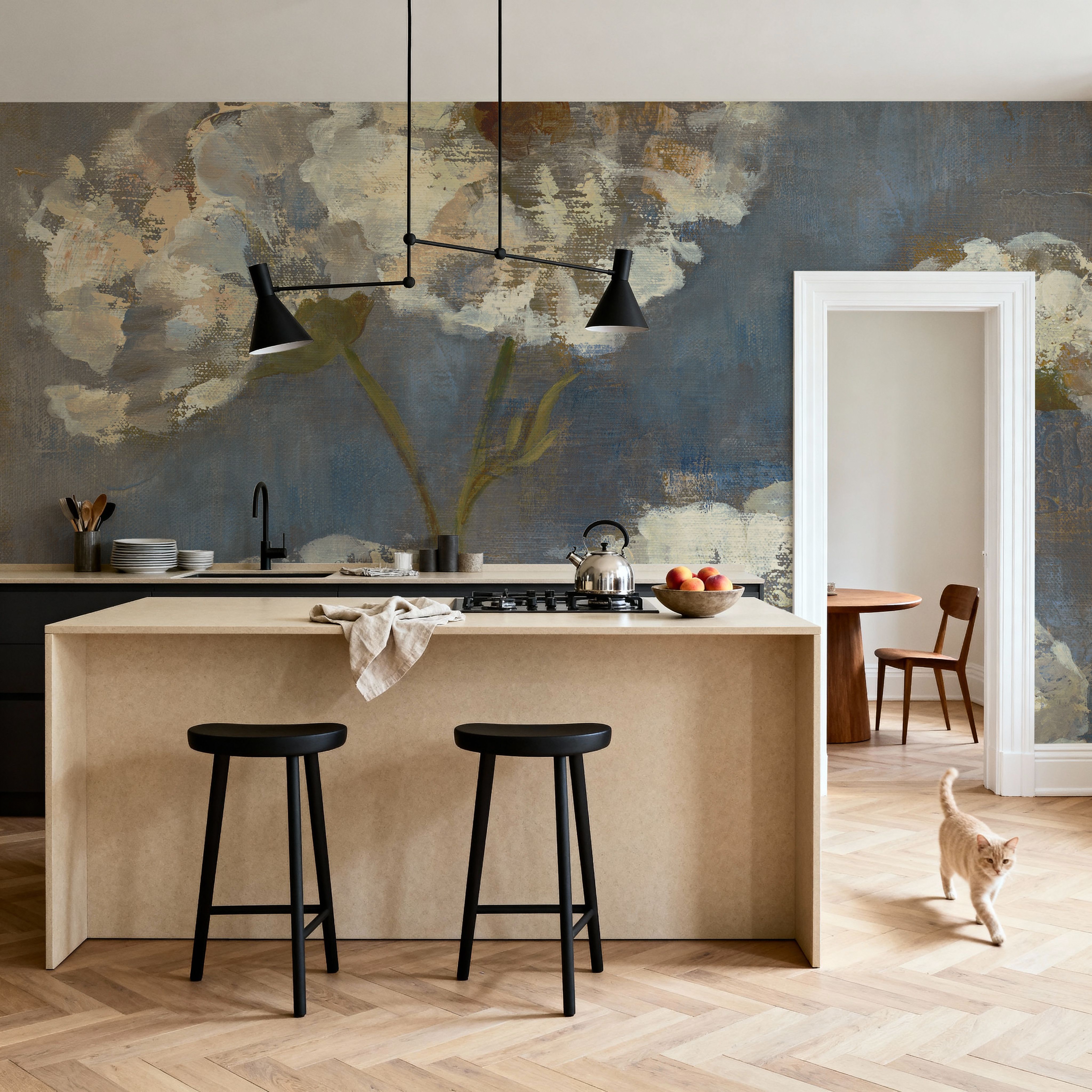 Flowers in Morning Dew I