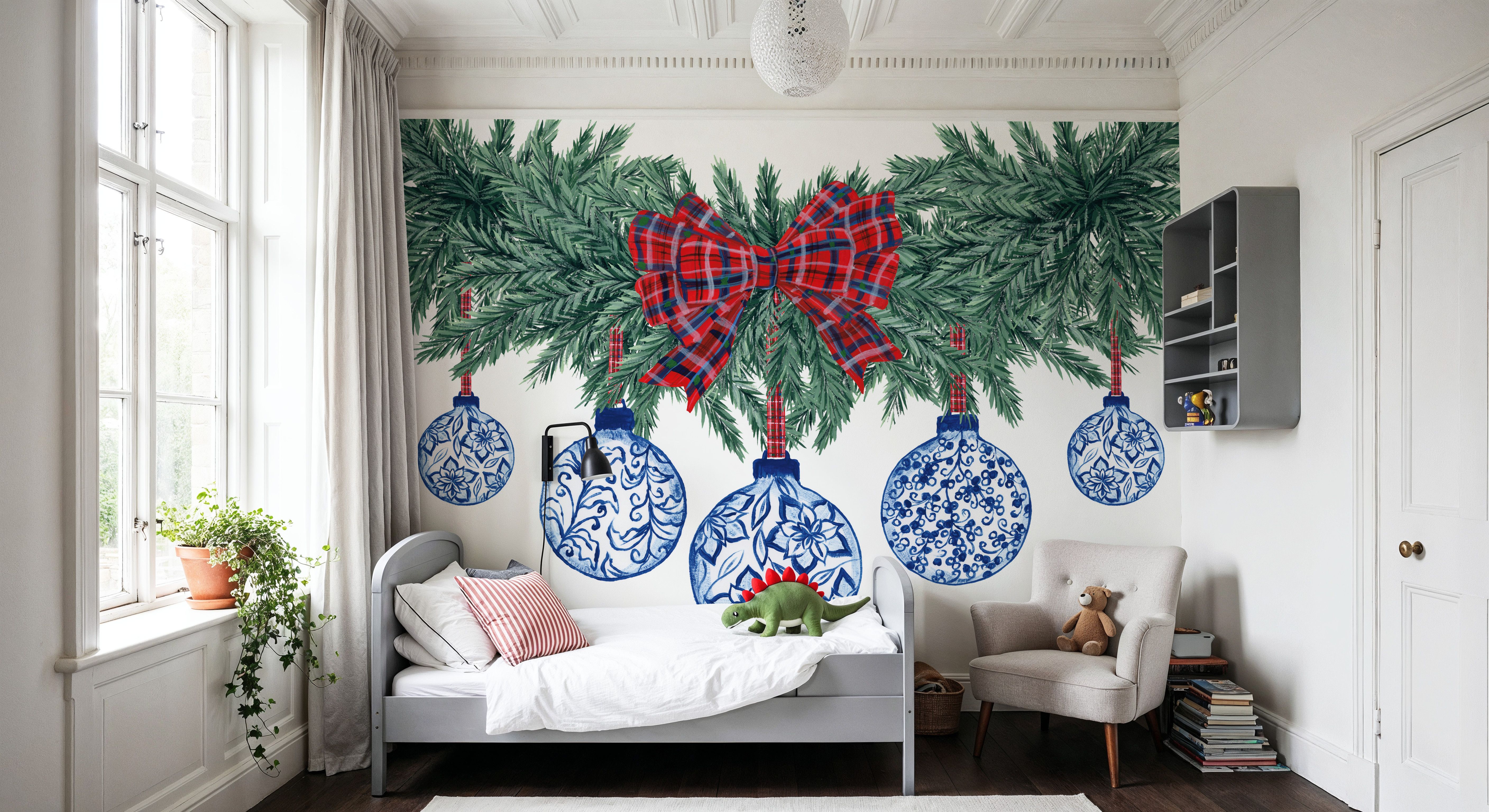 Holiday Tartan and Chinoiserie I