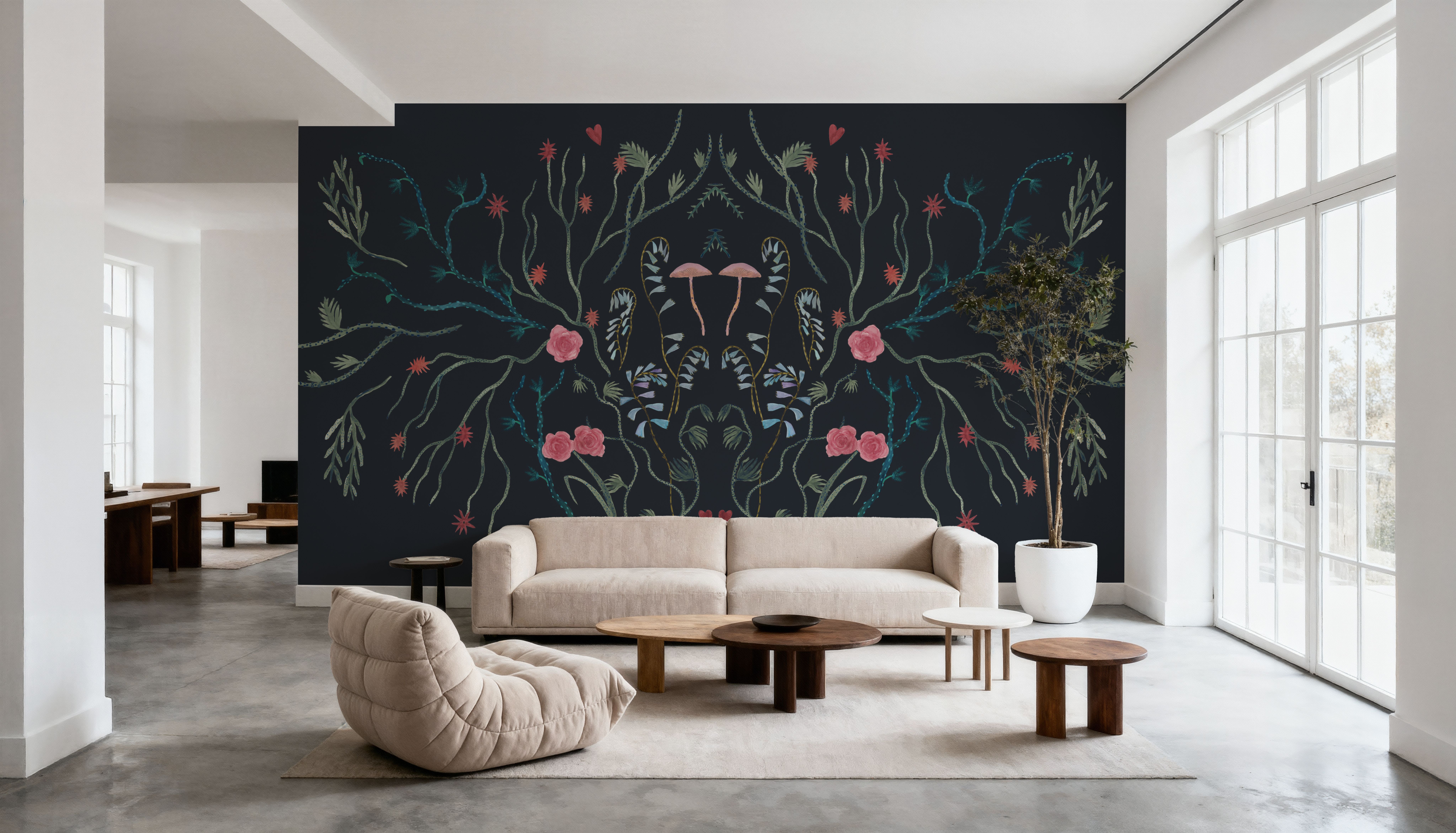 Wonderland Ornament, Wallpaper