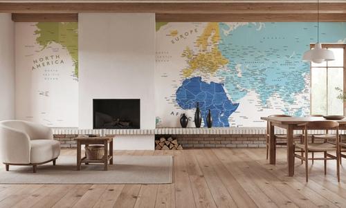 World Map Cities - Elisenda