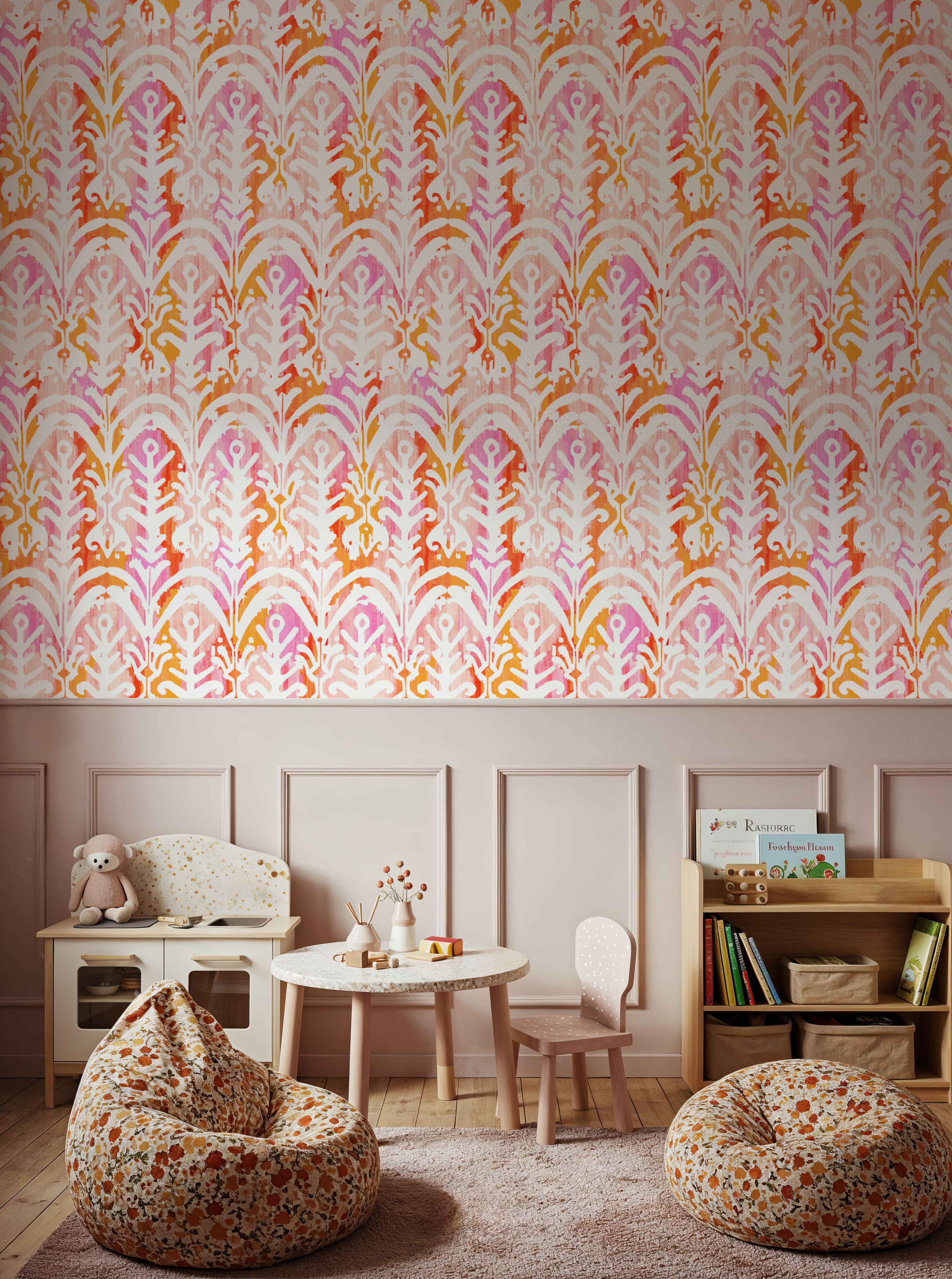 Rose Ikat
