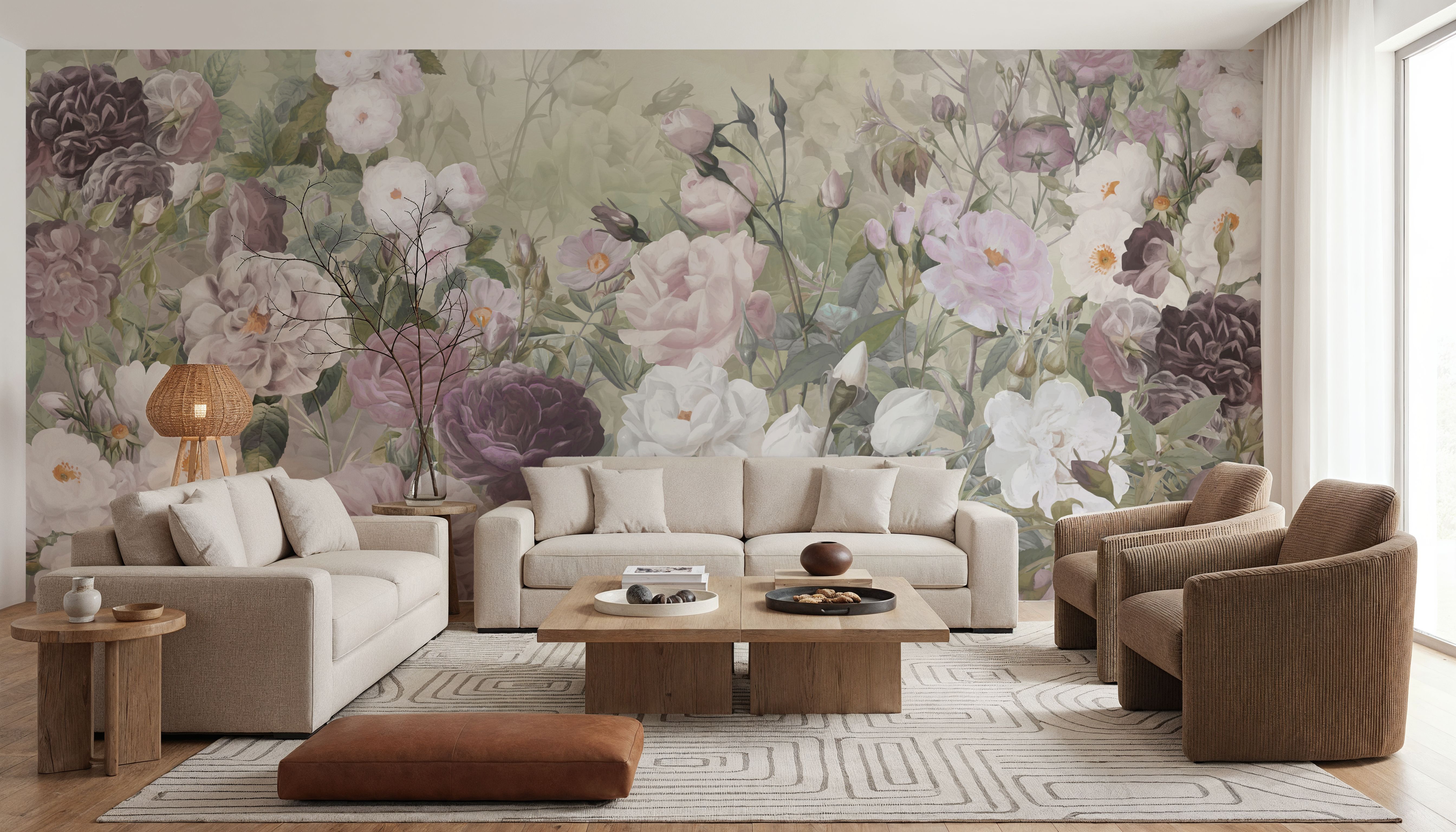 Rose Garden Yellow, Wallpaper