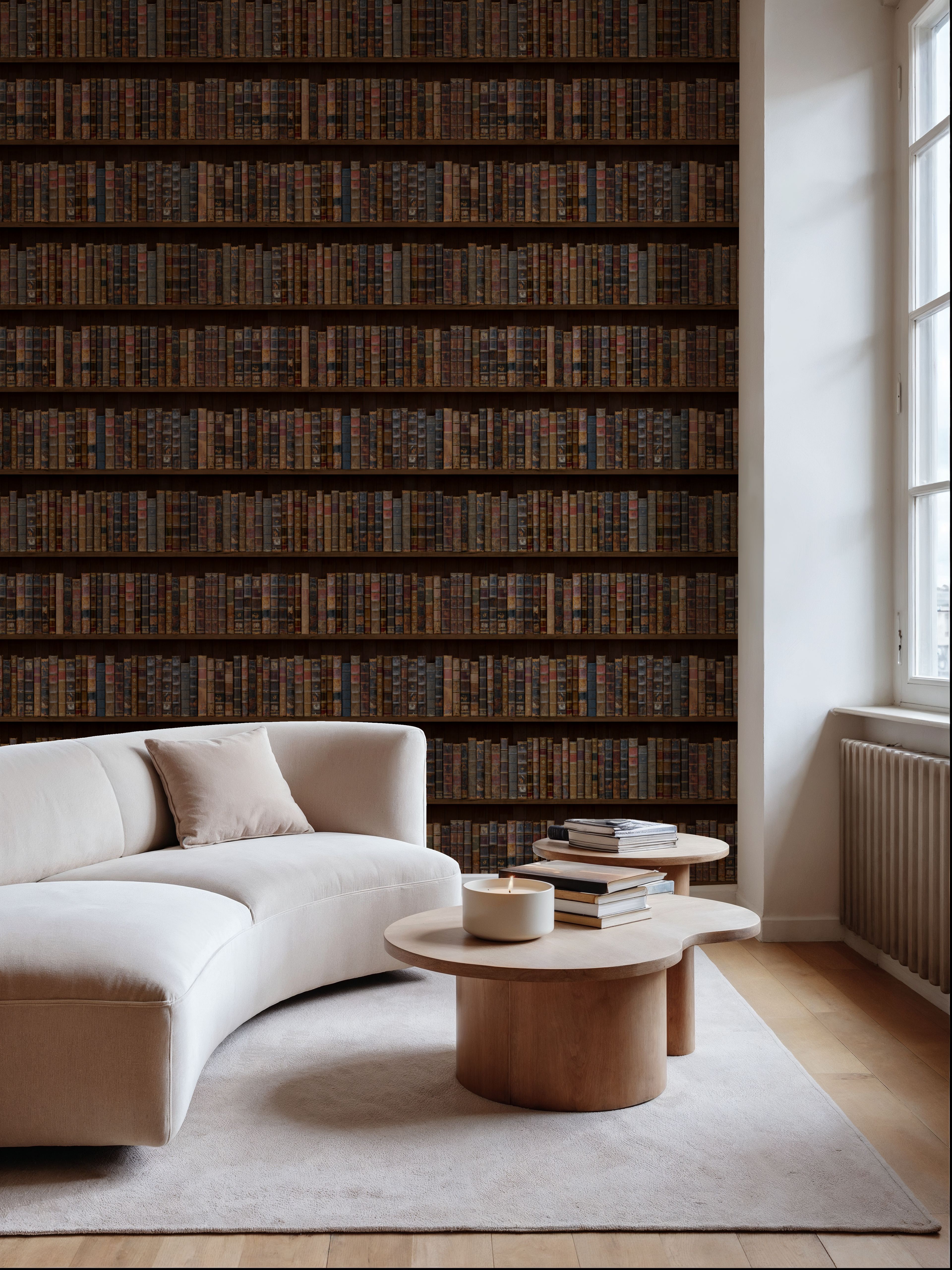 The Library tapet 100% PVC-fri och giftfri