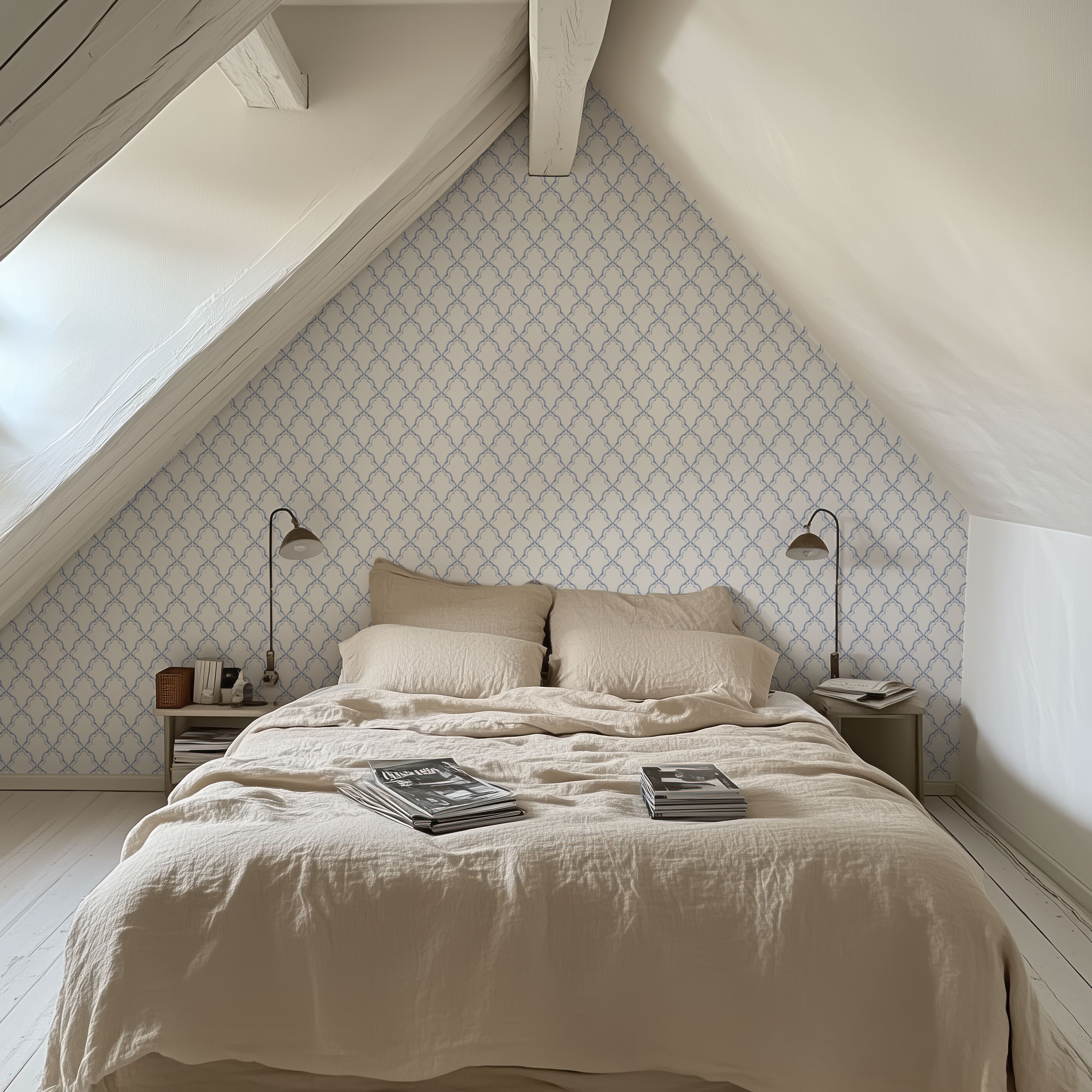 Medallion Trellis, Blueberry