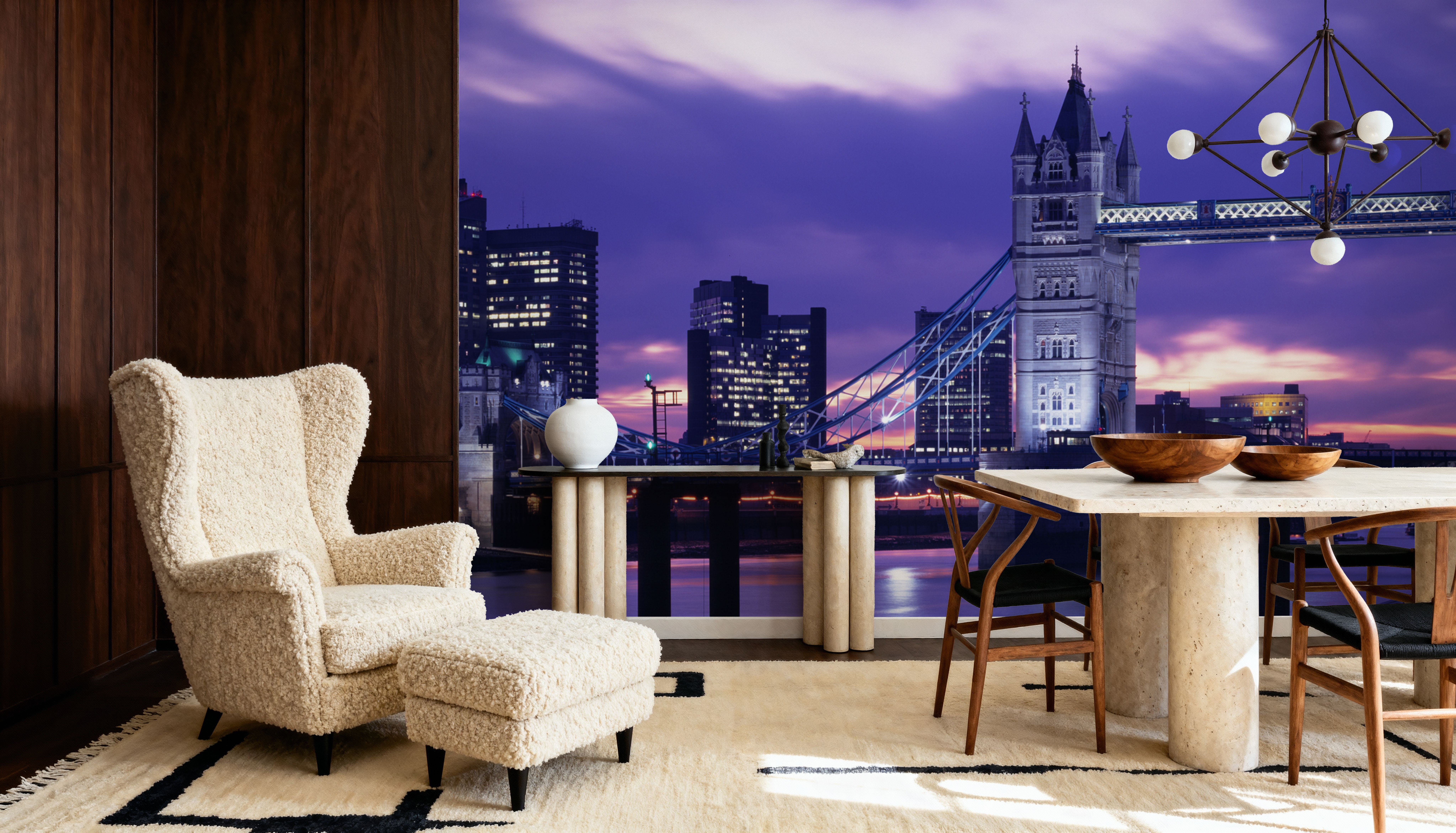 Purple Tower Bridge Twilight