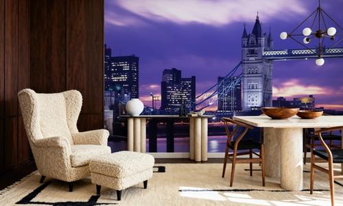 Purple Tower Bridge Twilight