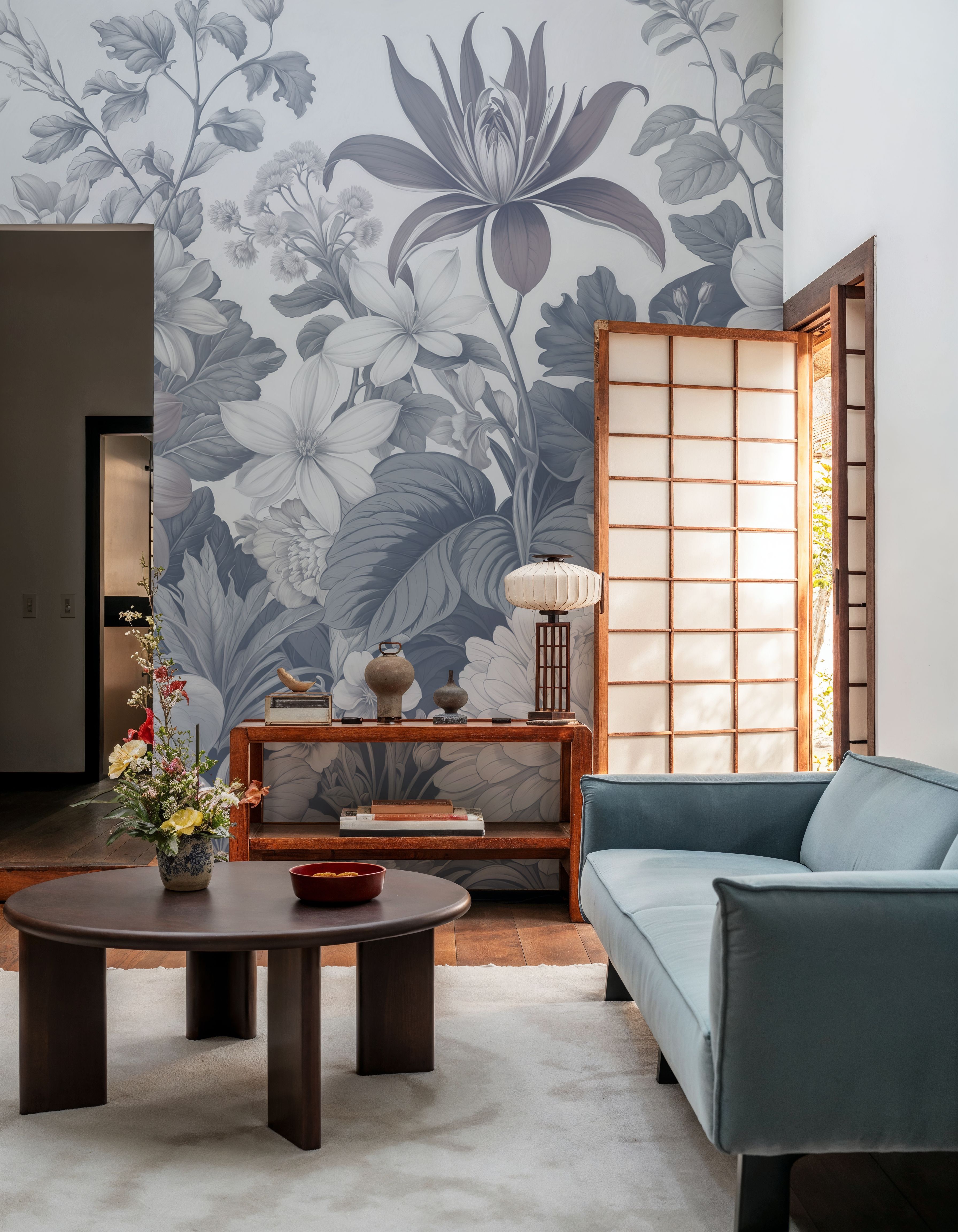 Dahlia Days, Ice Blue