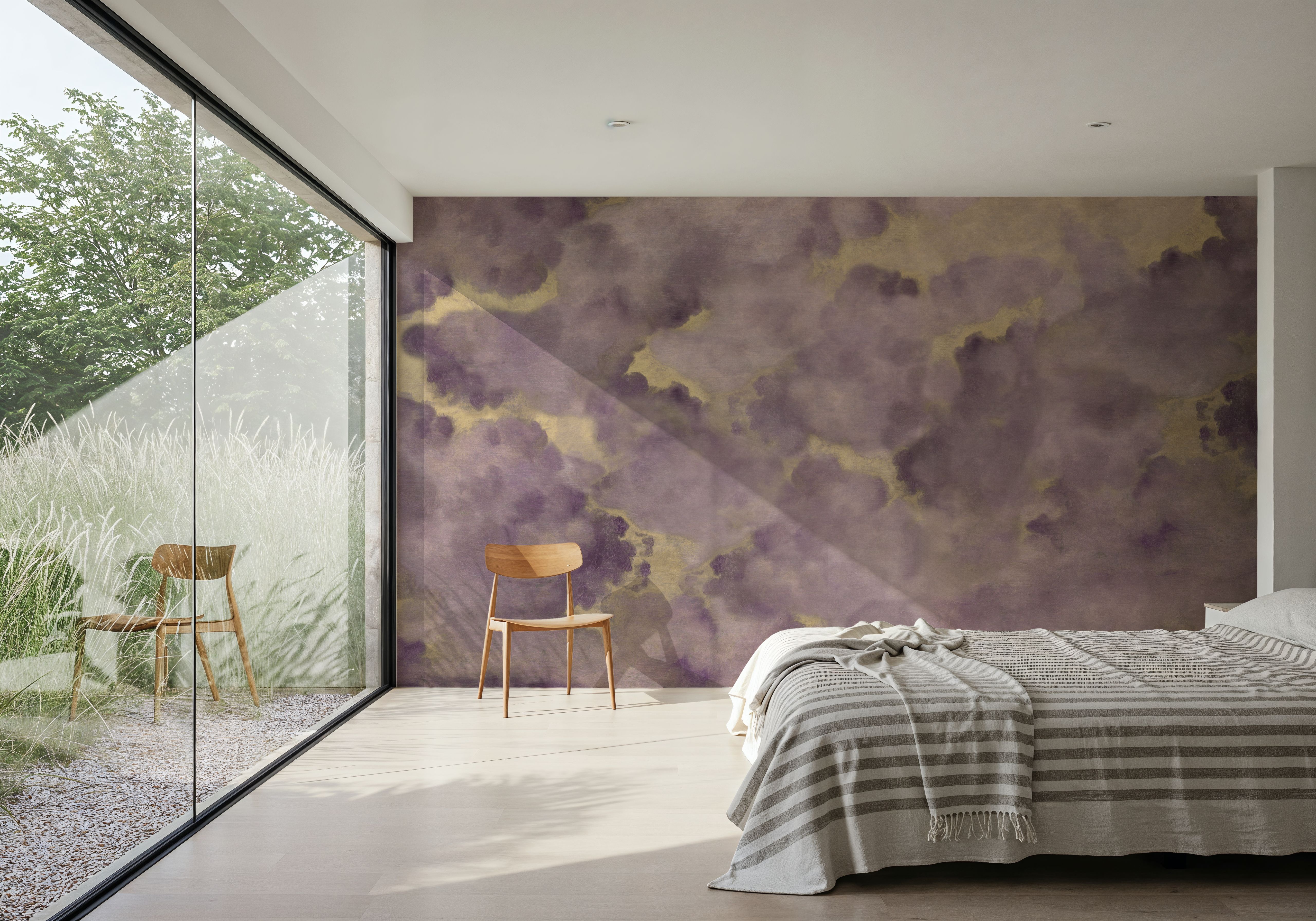 Painted Dreamy Clouds, Lilac