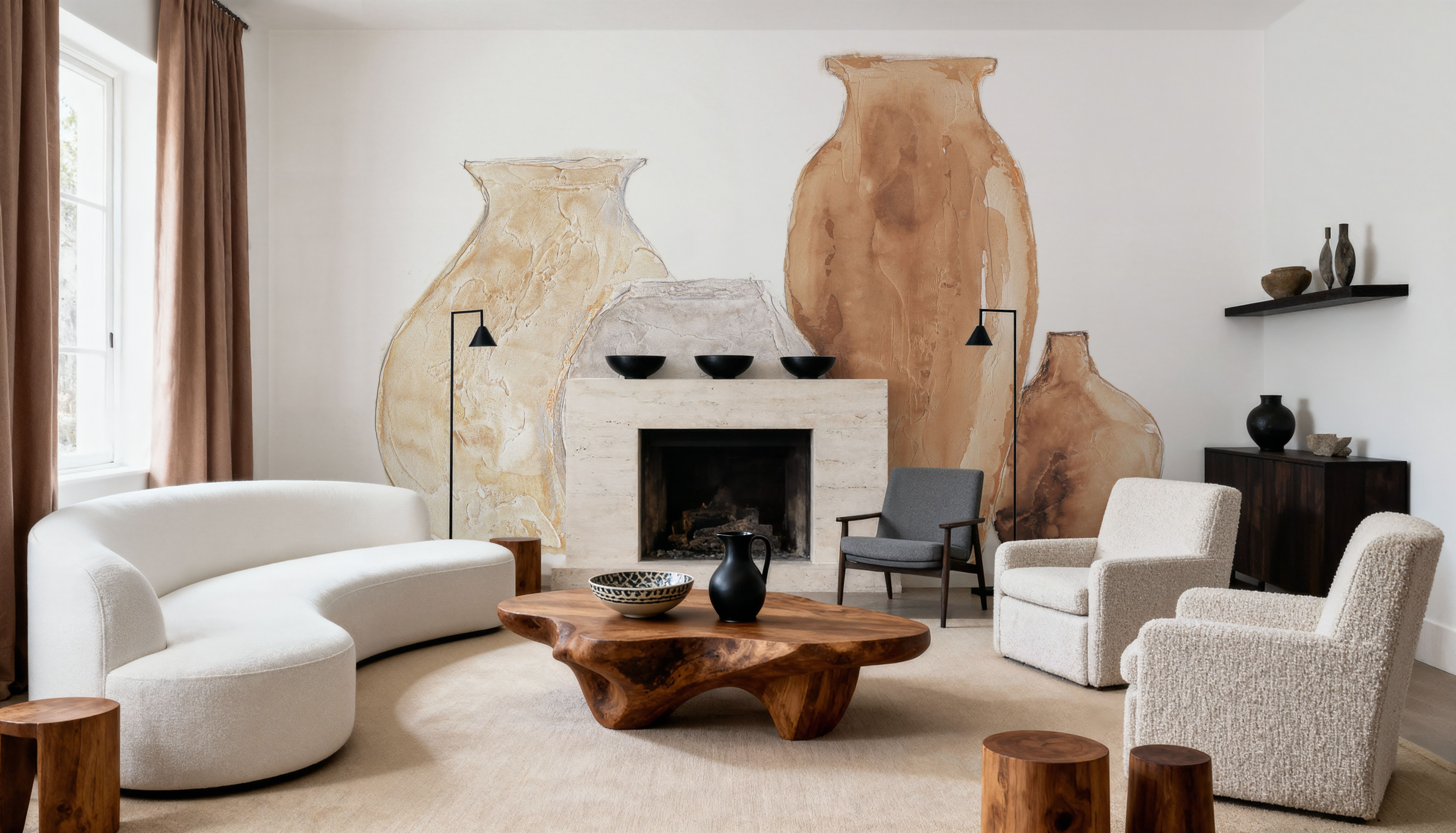 Neutral Vases Point, Wallpaper