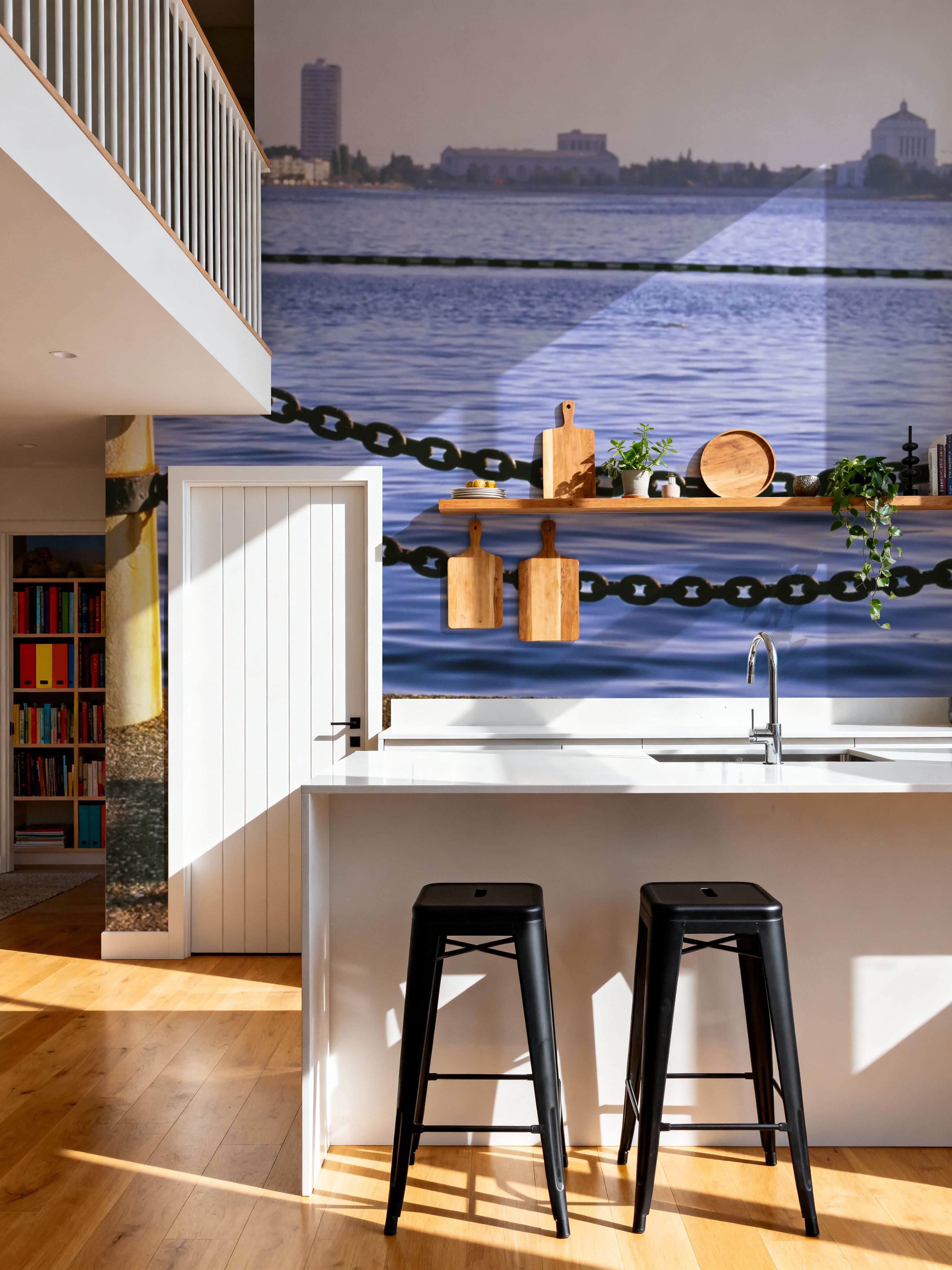 Urban Waterfront Serenity