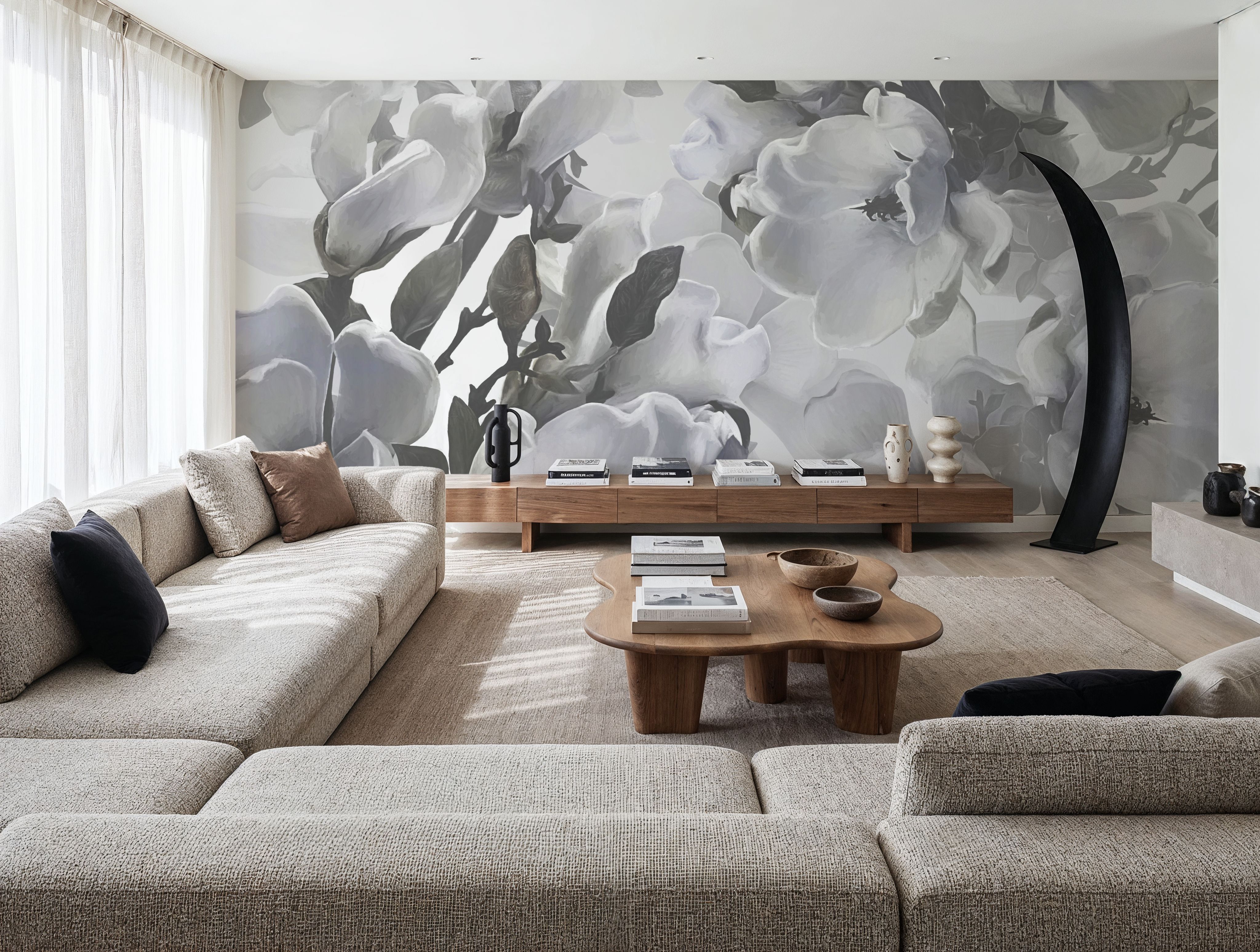 Dreaming of Magnolias Small (No Lines), Blue